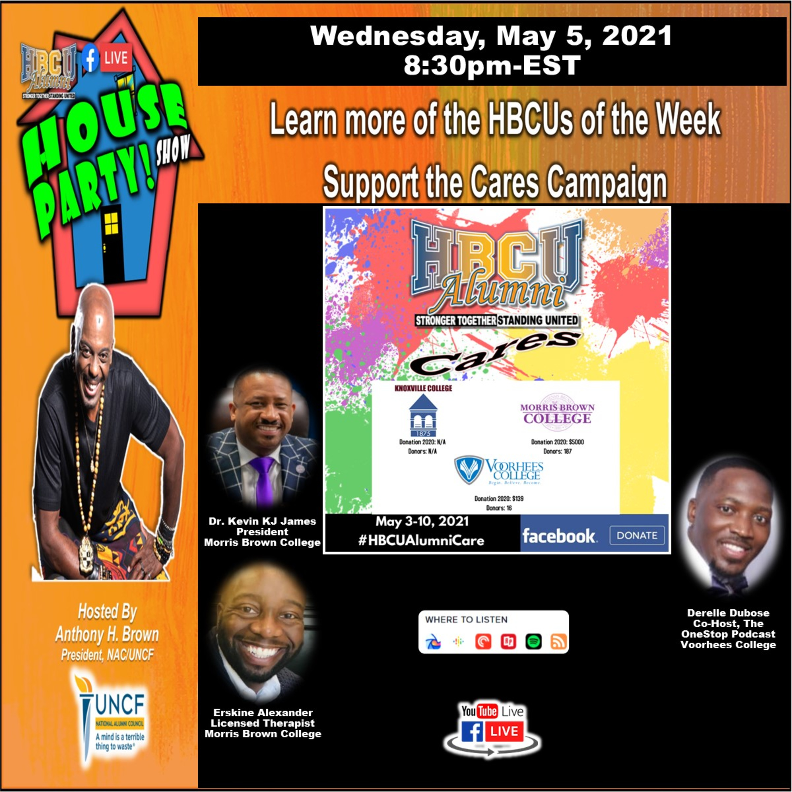 HBCU Alumni House Party! Show