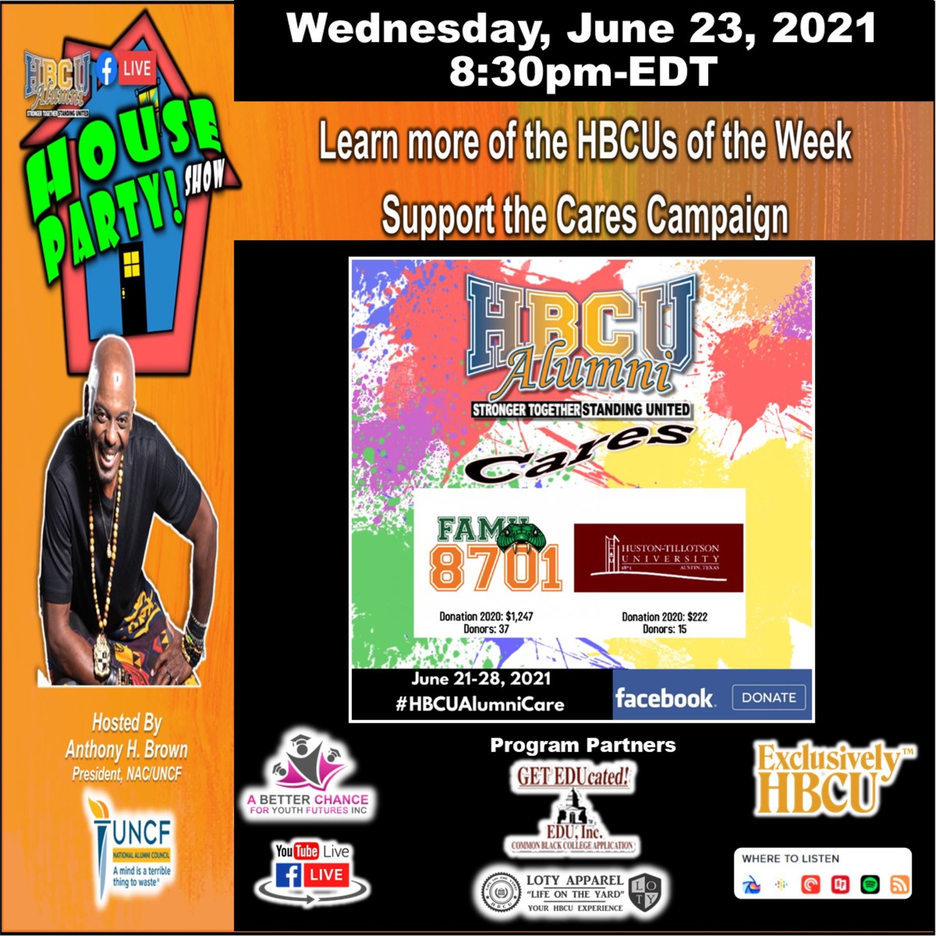 HBCU Alumni House Party! Show
