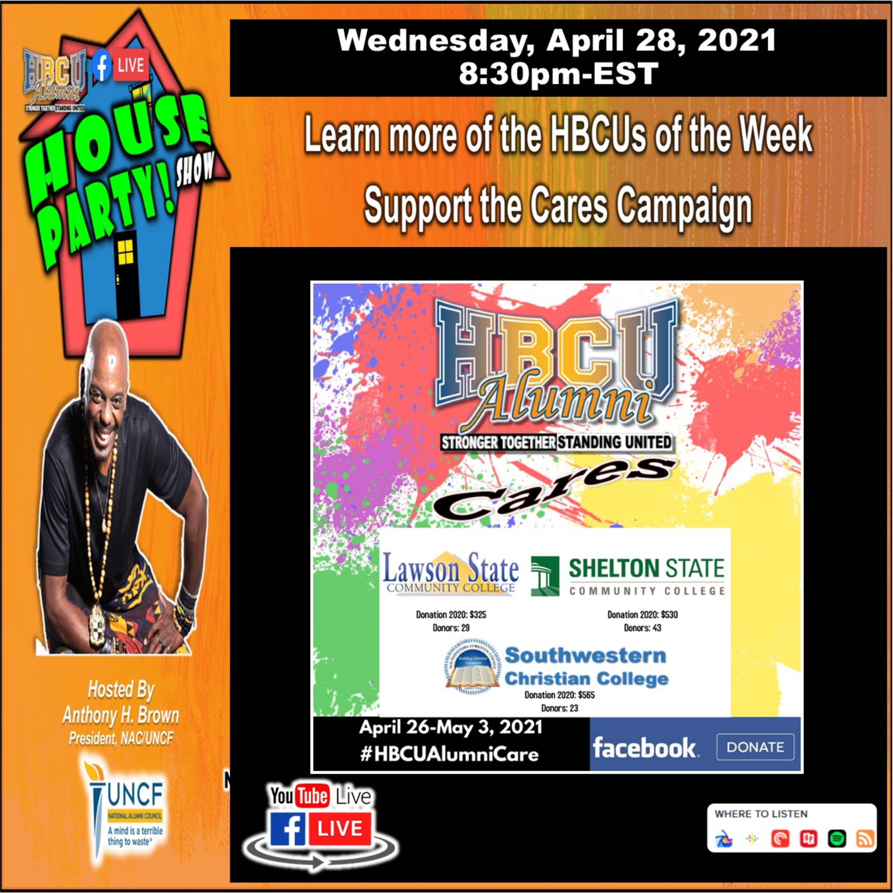 HBCU Alumni House Party! Show