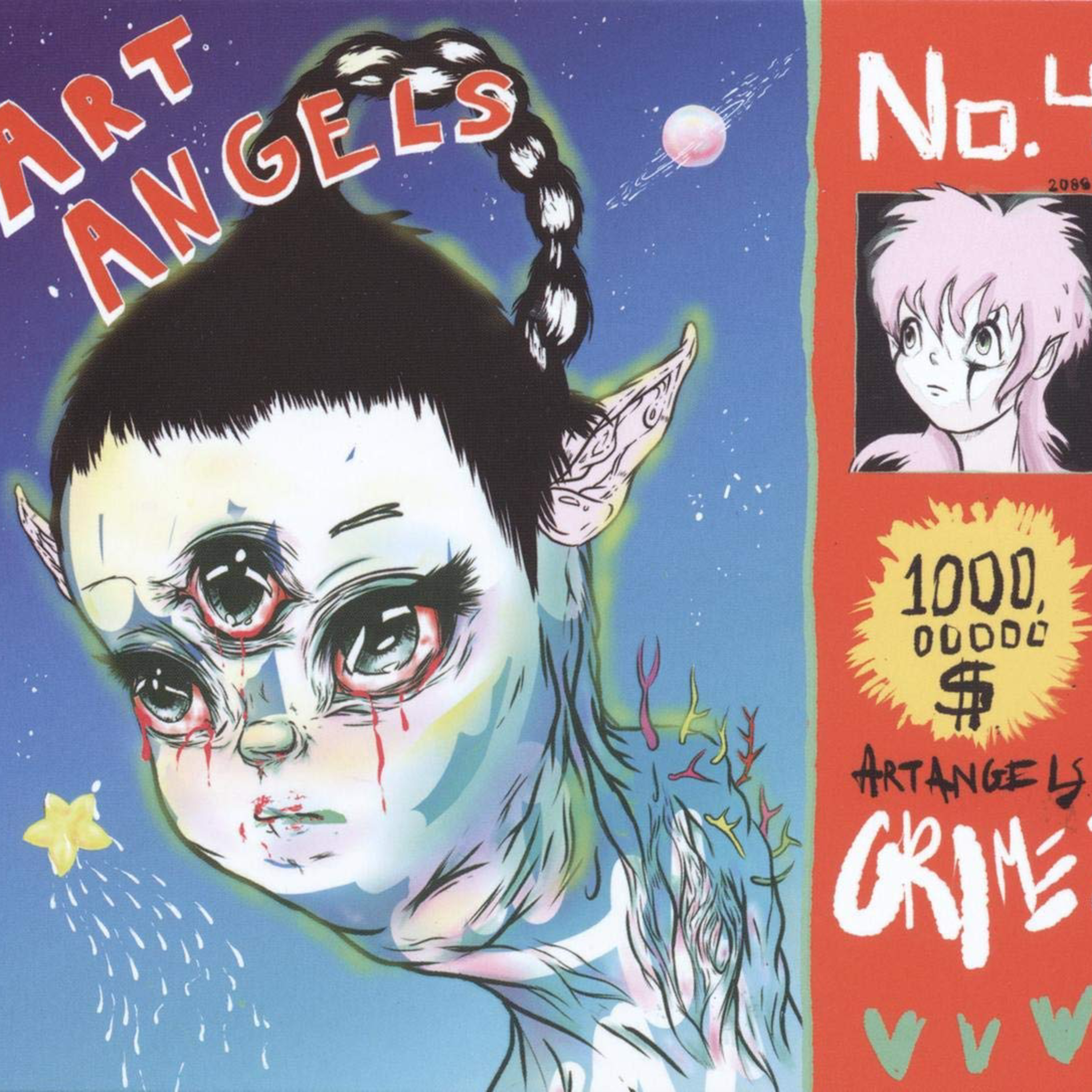 No. 6 - Art Angels by Grimes (2015) w/ James episode artwork