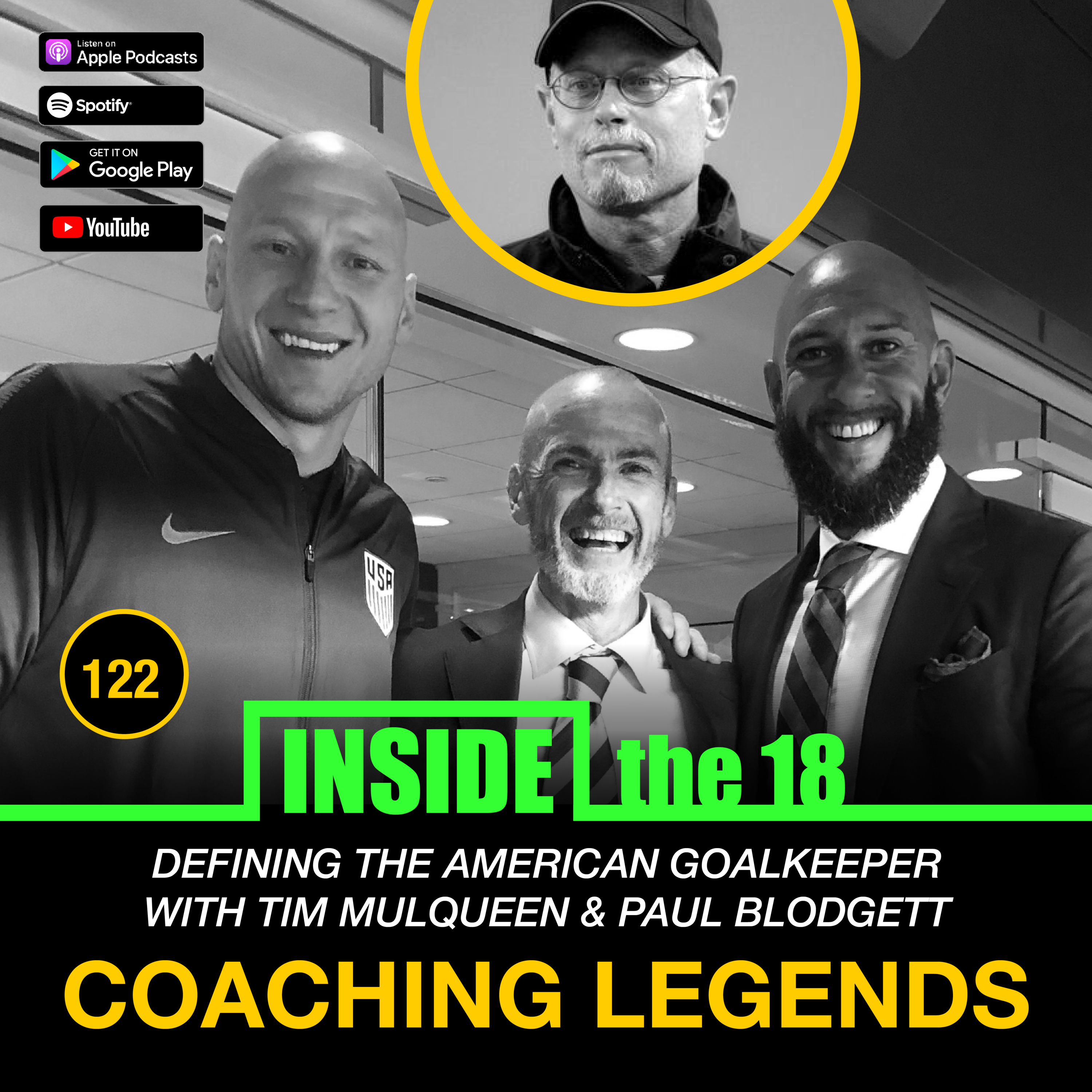 Episode 122 - What Defines the American Goalkeeper? w/ GK Coaching Legends Tim Mulqueen & Paul Blodgett