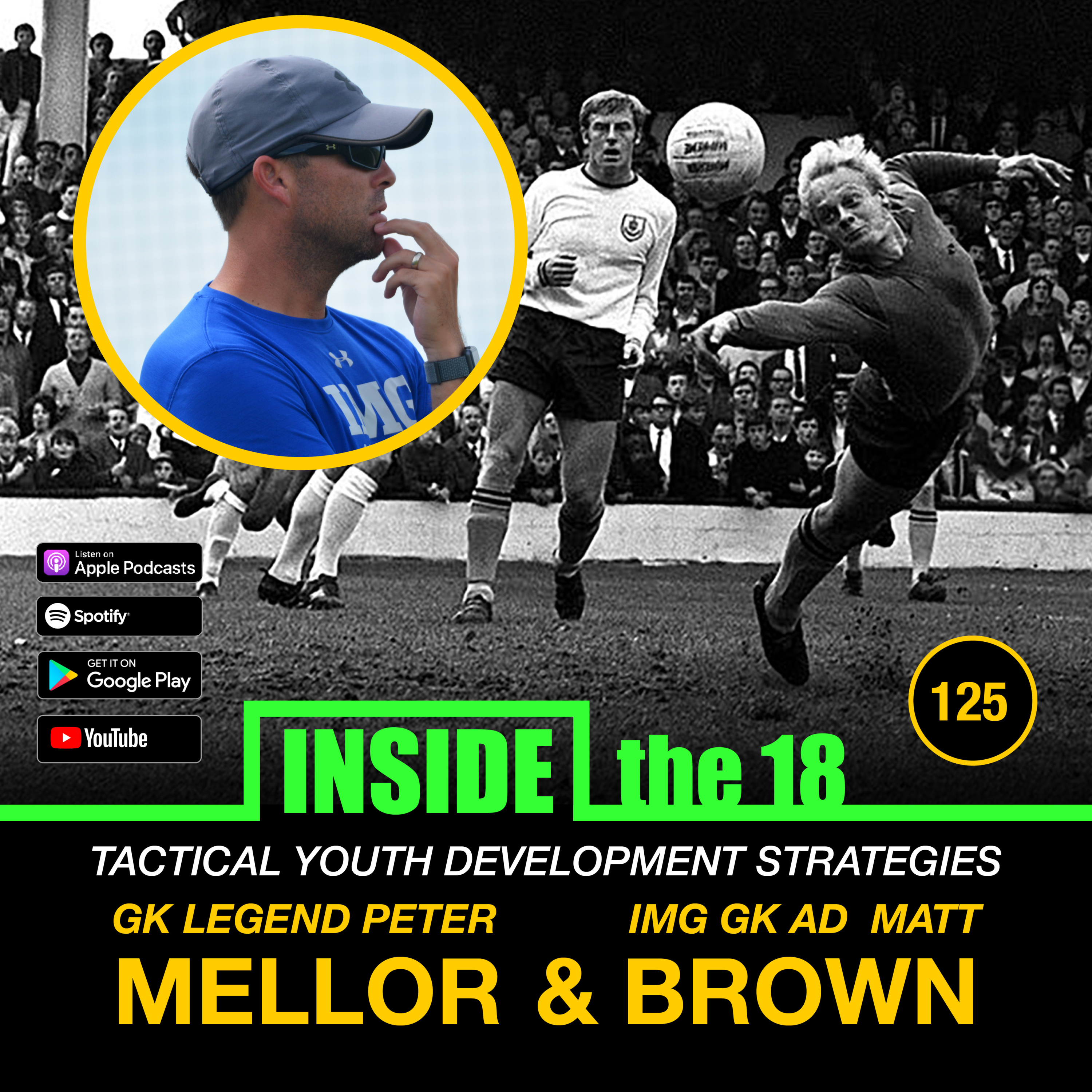 EPISODE 125- Tactical Youth Development Strategies w/ GK Coaching Legend Peter Mellor & IMG AD GK Matt Brown!!!