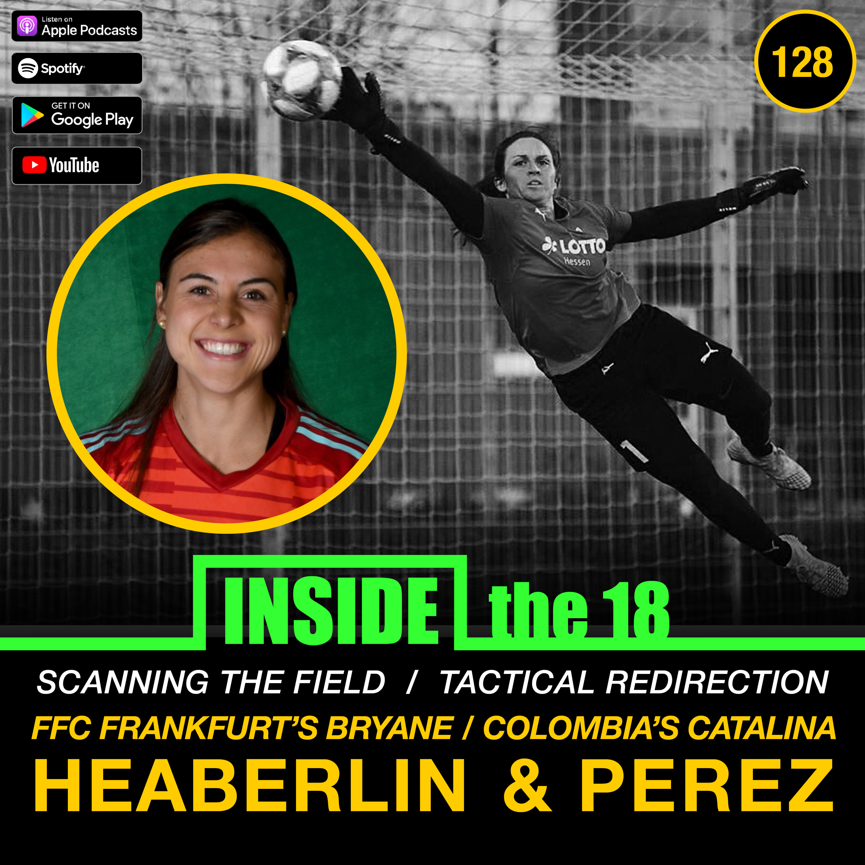 Episode 128 - Scanning the Field w/ FFC Frankfurt's GK Bryane Heaberlin & Tactical Redirection w/ Colombia WNT GK Catalina Perez