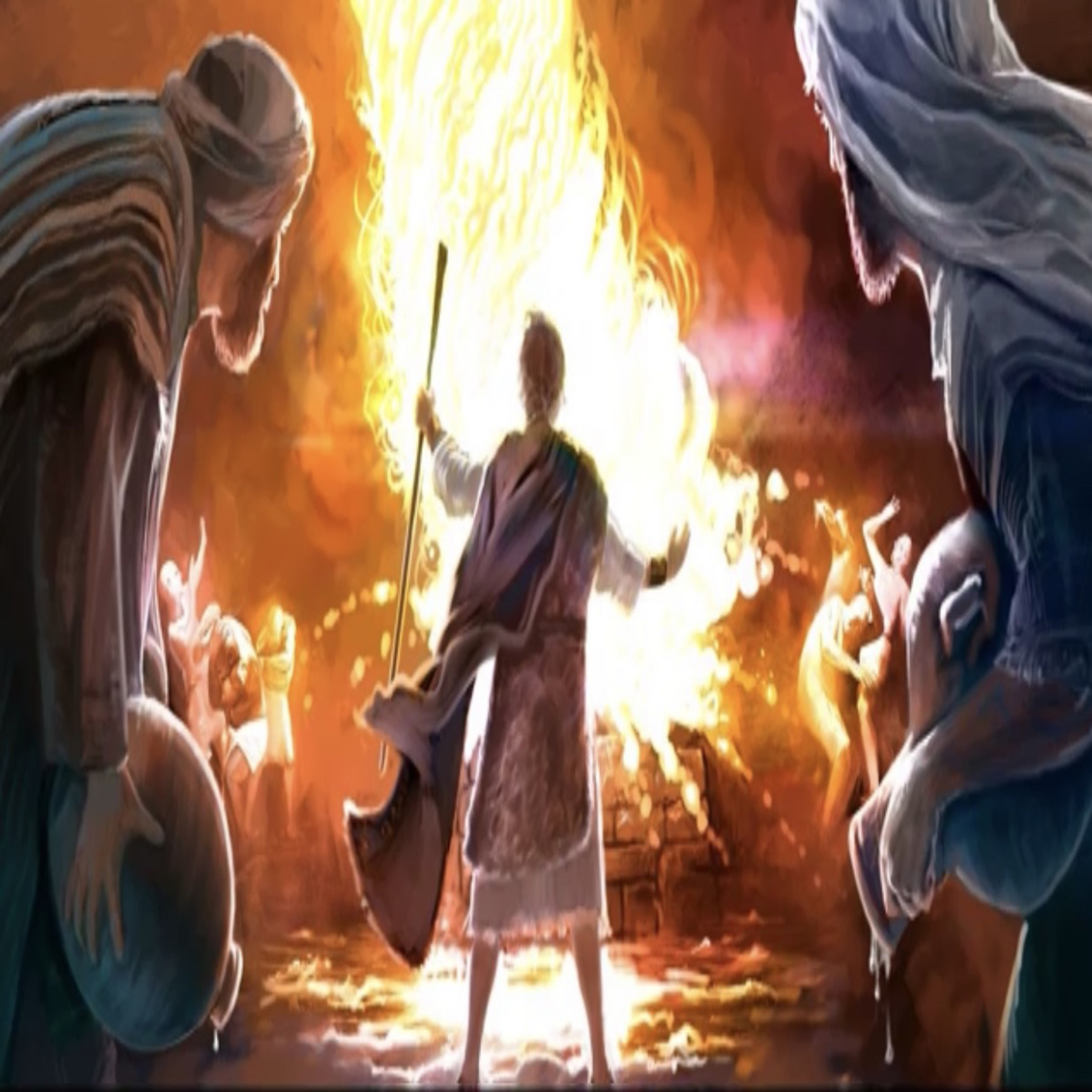 "The Showdown...450 prophets of Baal VS 1 Elijah" episode artwork