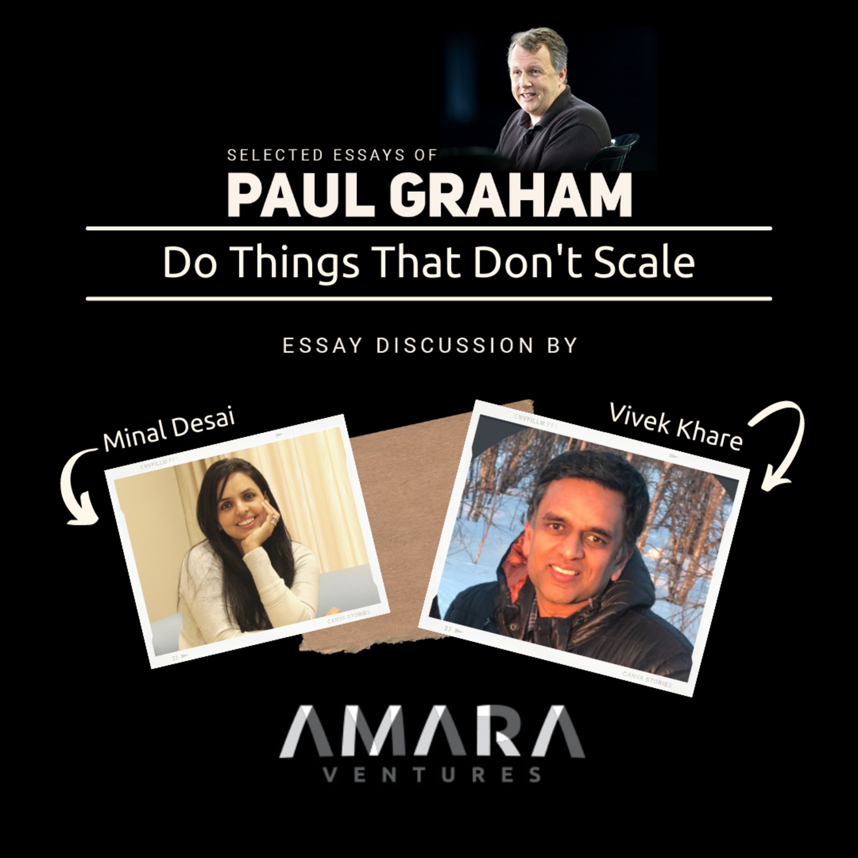Paul Graham Essays: Readalouds and Discussions with Amara Ventures