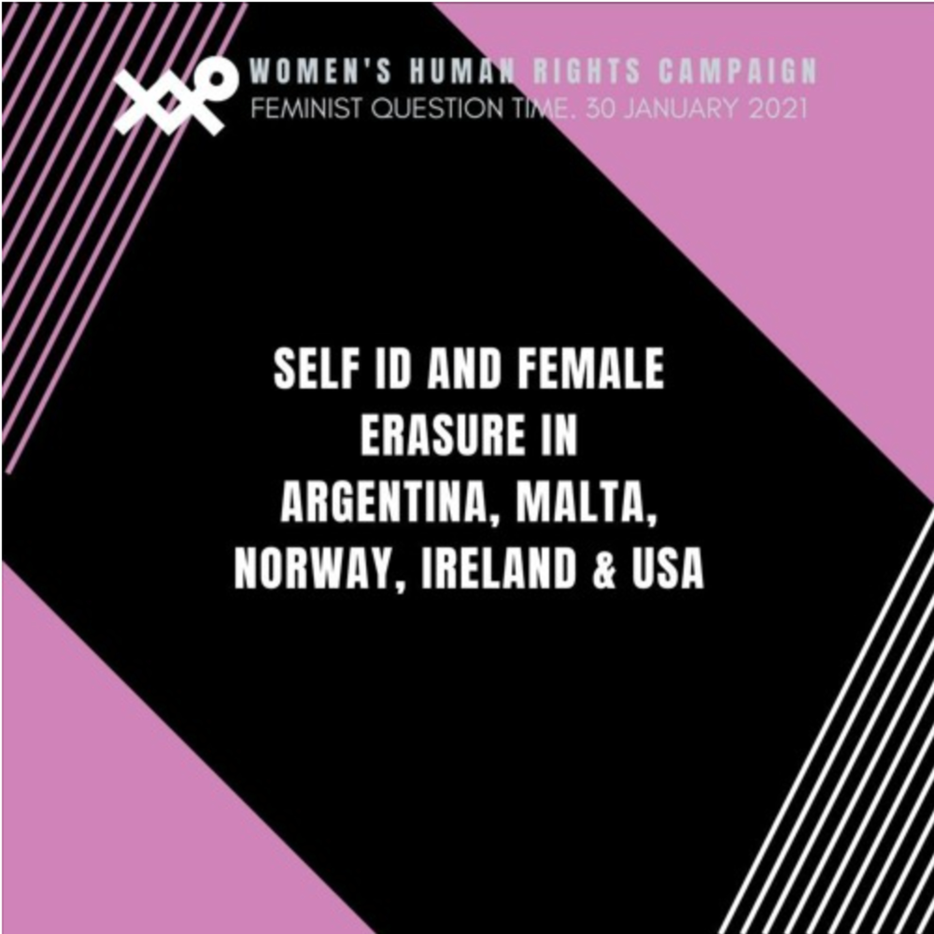 Self ID and Female Erasure in Argentina, Malta, Norway, Ireland & USA FQT 30 Jan 2021 episode artwork