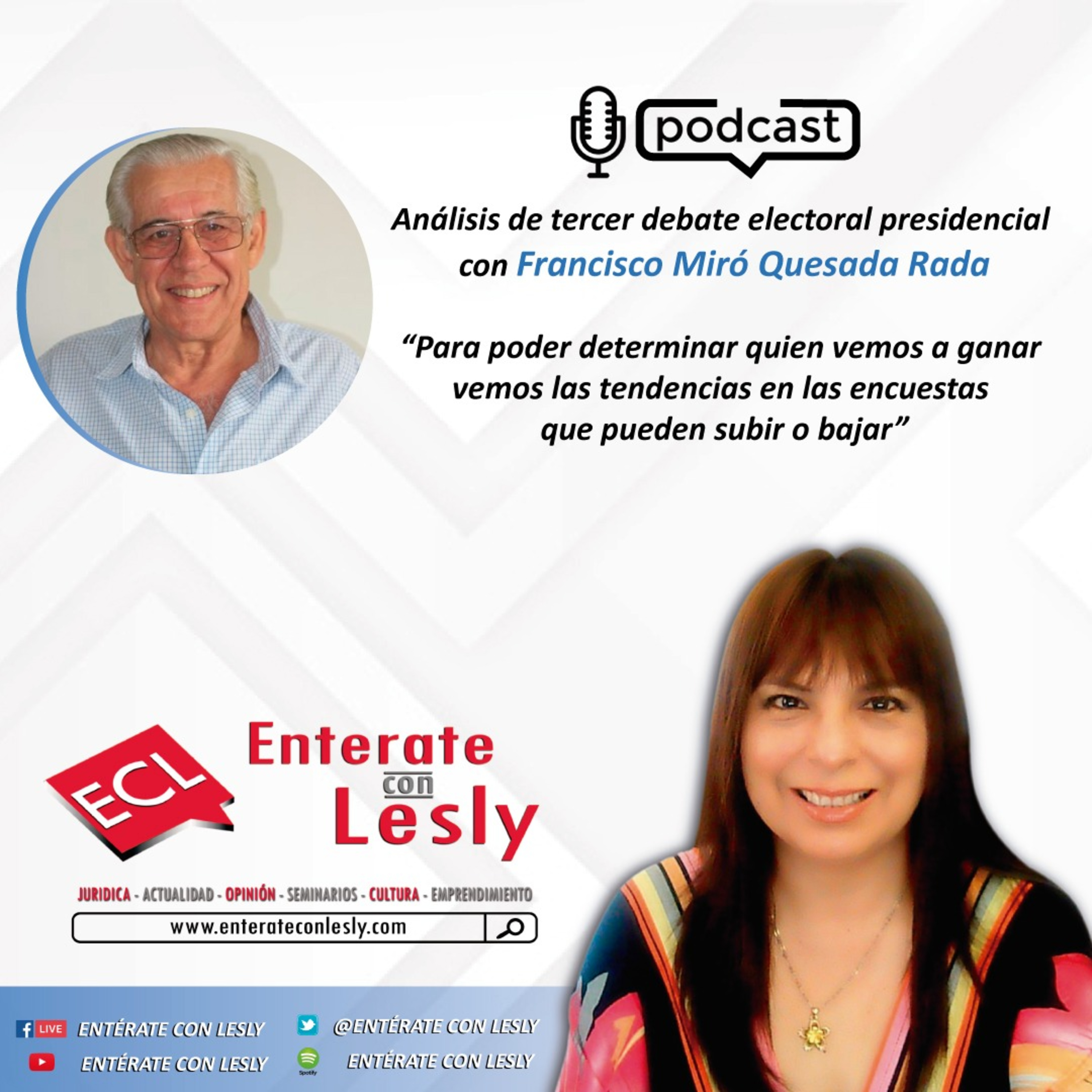 Entérate con Lesly. Portal de Información, Entrevistas y Transmisiones en vivo