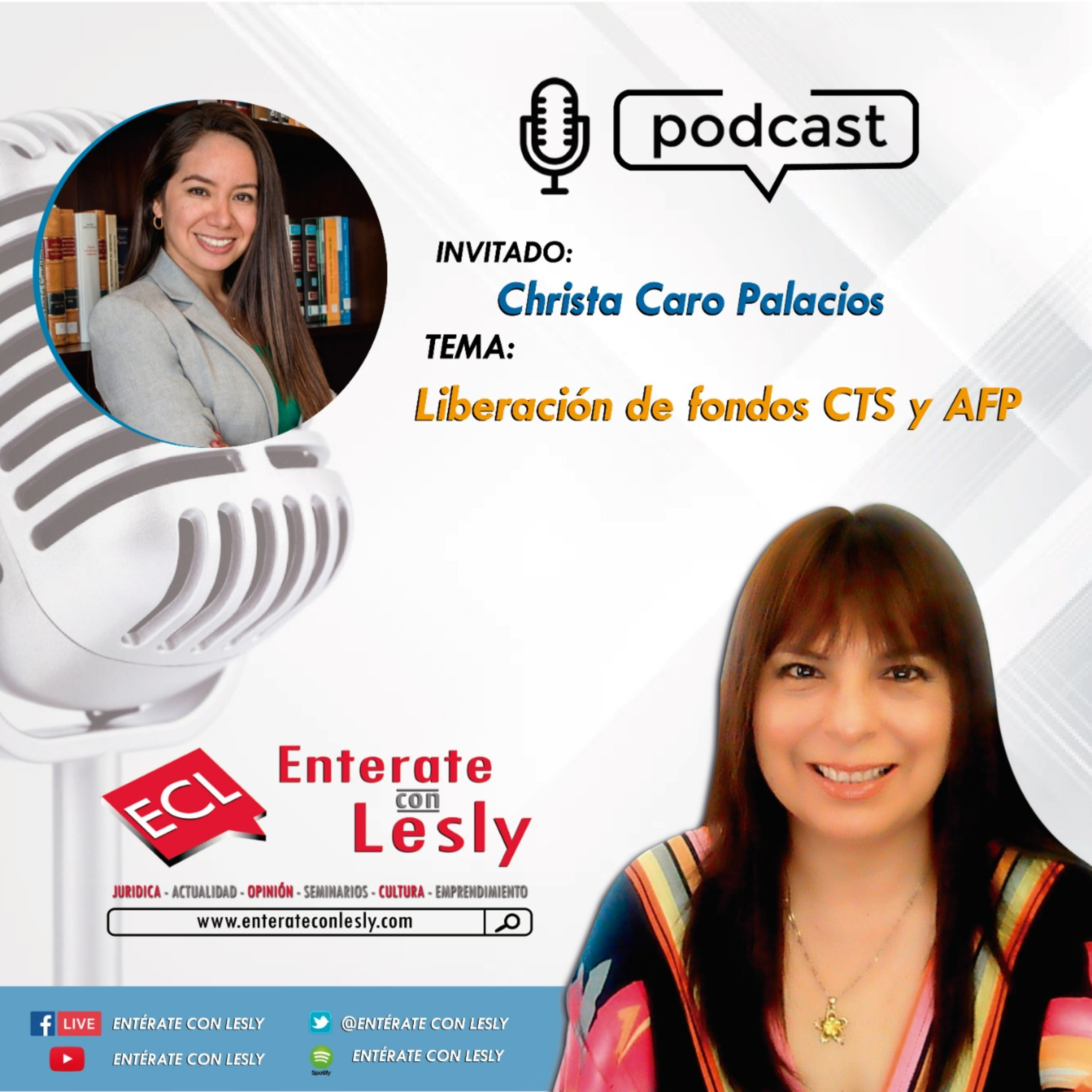 Entérate con Lesly. Portal de Información, Entrevistas y Transmisiones en vivo