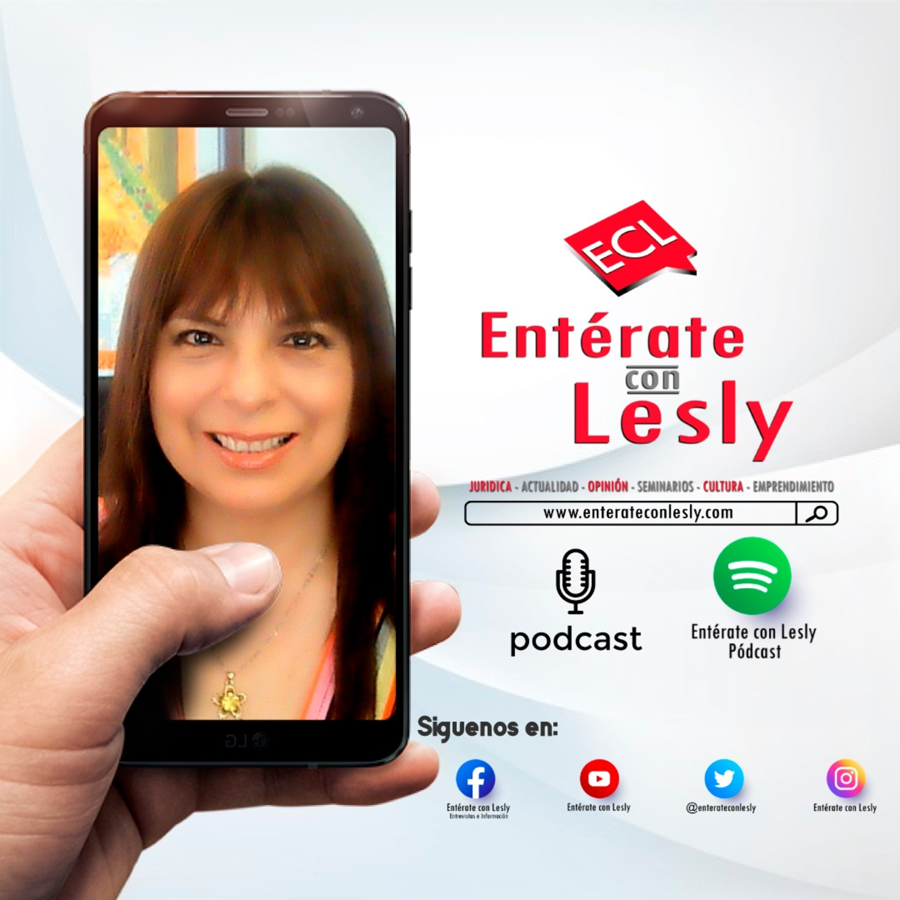 Entérate con Lesly. Portal de Información, Entrevistas y Transmisiones en vivo