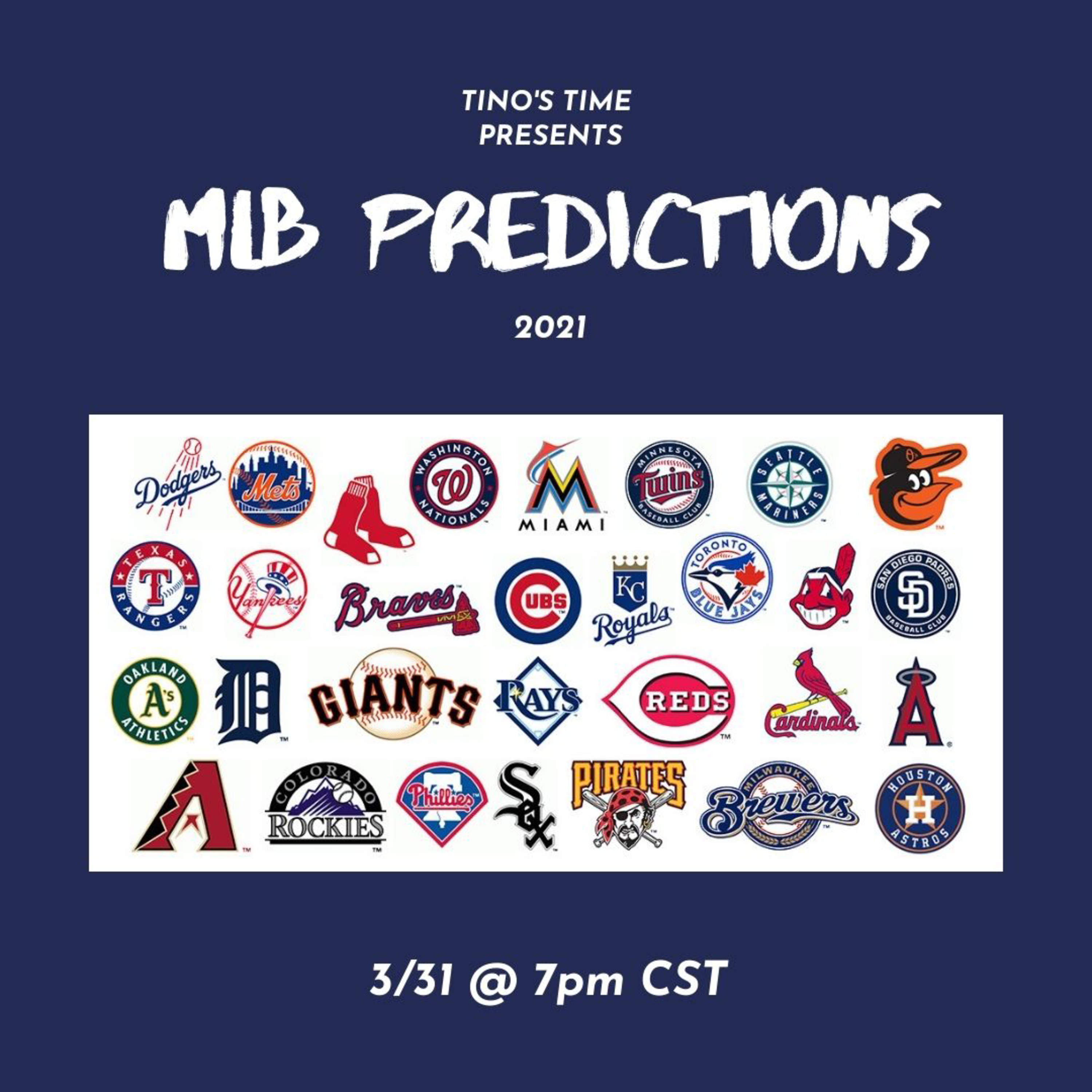 MLB 2021 Standings Prediction Show  episode artwork