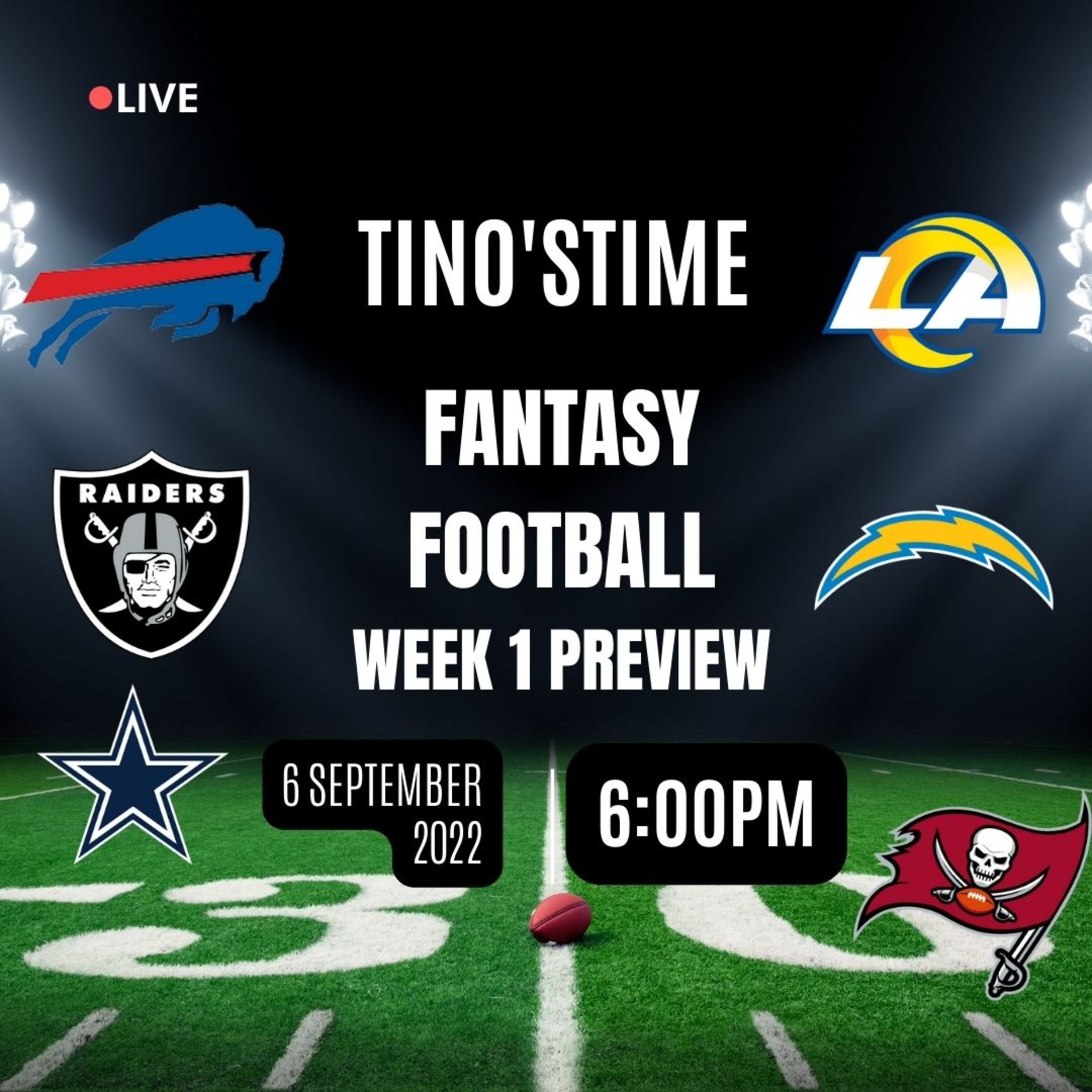 NFL Week 1 Fantasy Football Preview  episode artwork