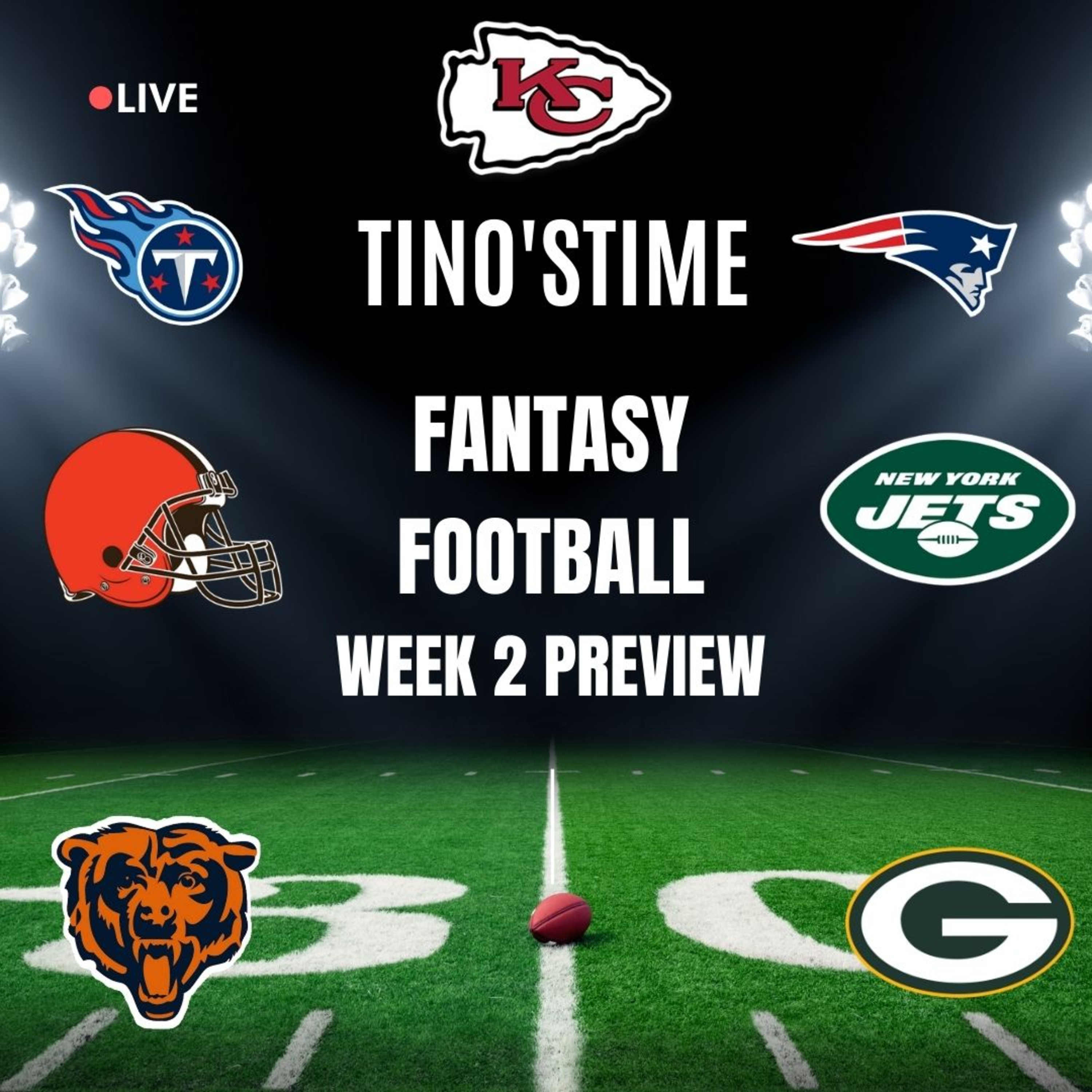 Tino's Fantasy Football Week 2 Preview  episode artwork