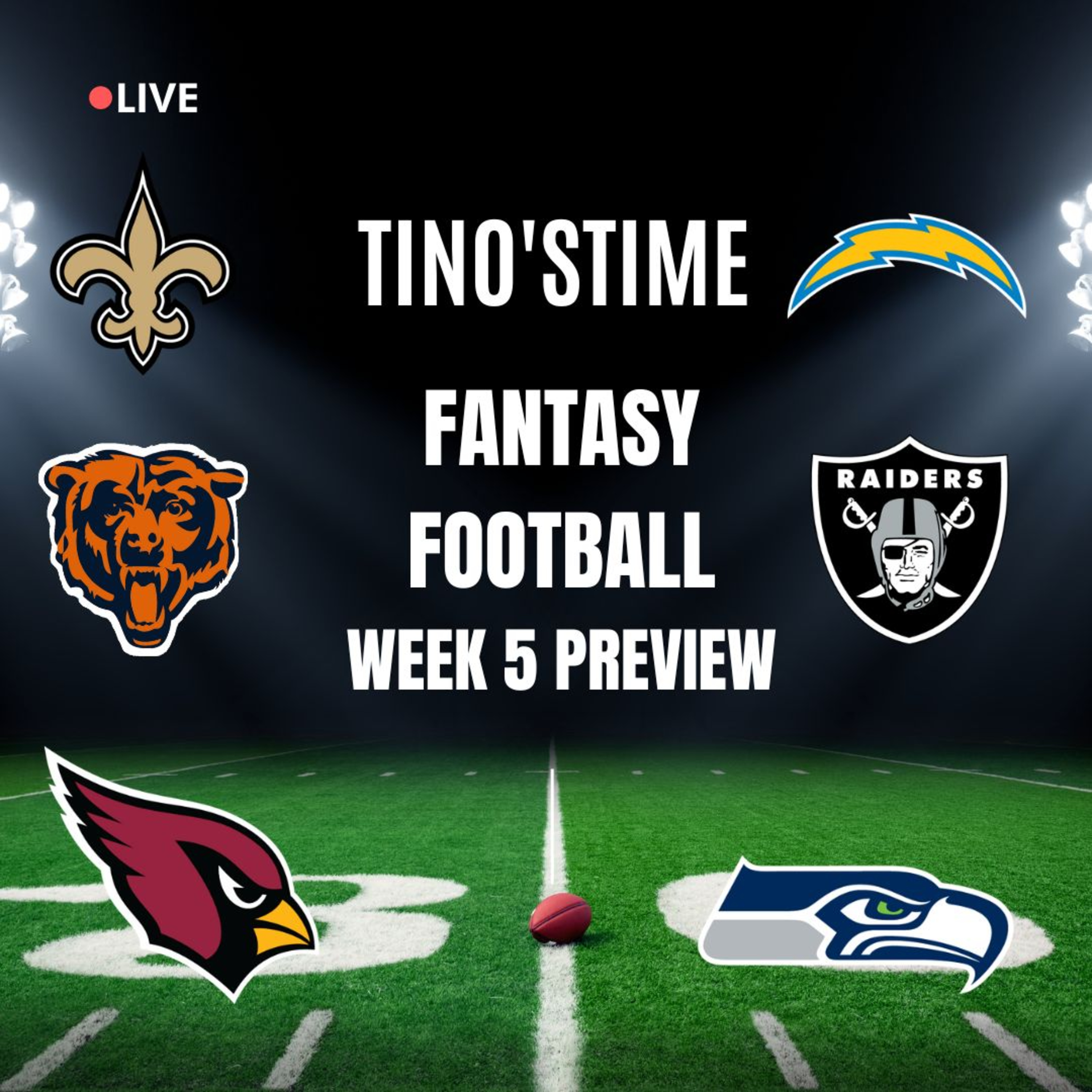 Tino's Fantasy Football Week 5 Preview episode artwork