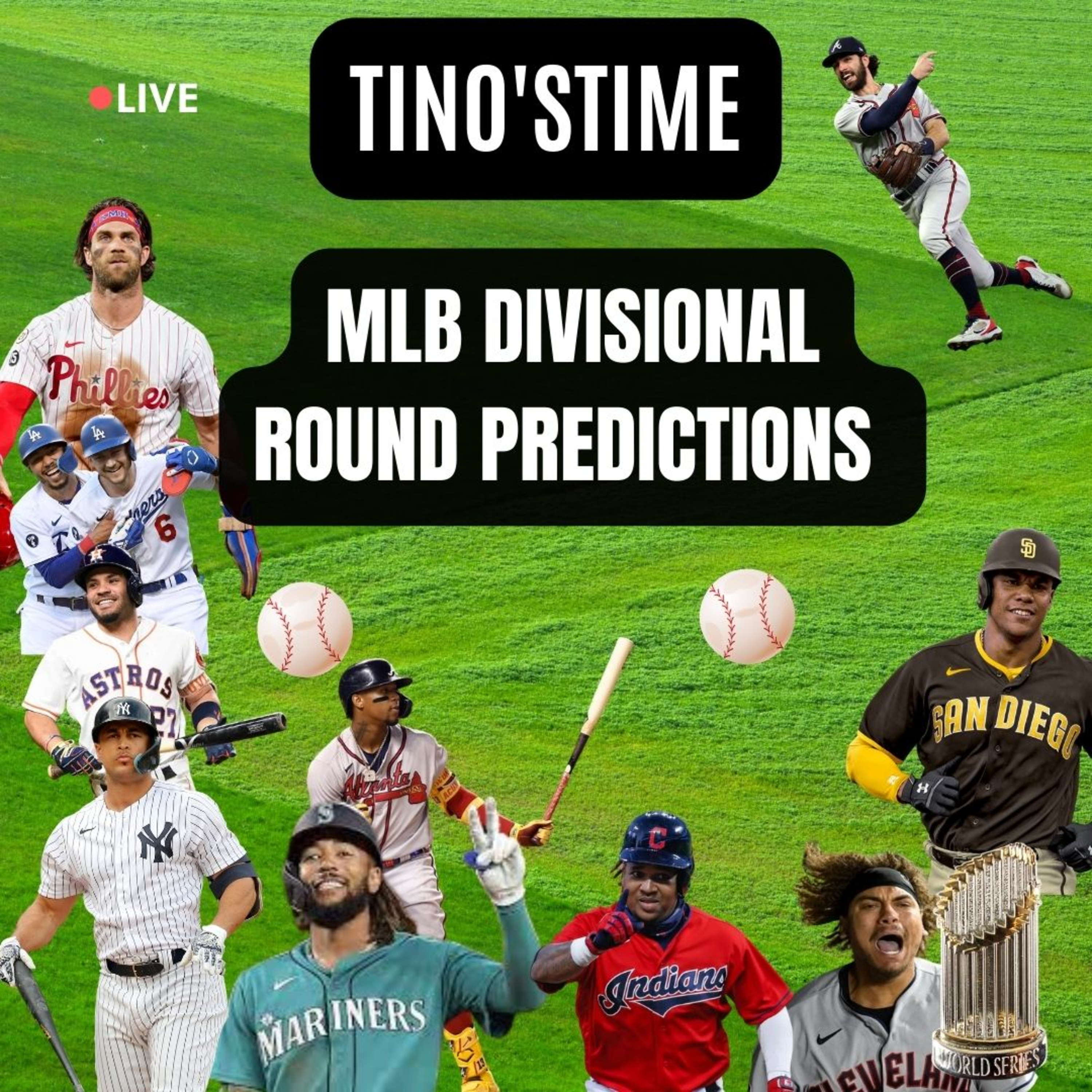 Tino's MLB Playoffs Divisional Preview Round ft: SouthSideDeetch episode artwork