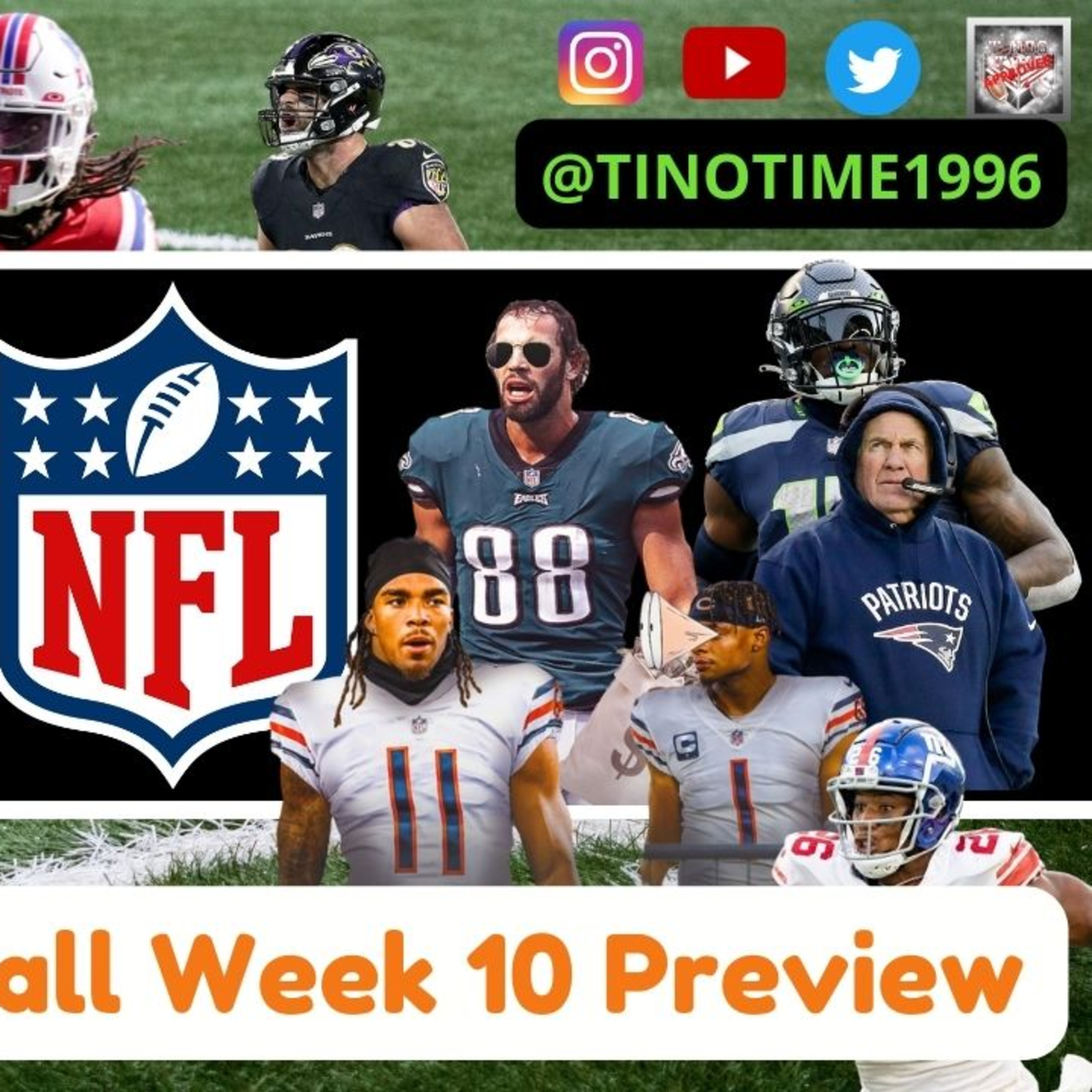 Tino's Week 10 Fantasy Football Preview episode artwork