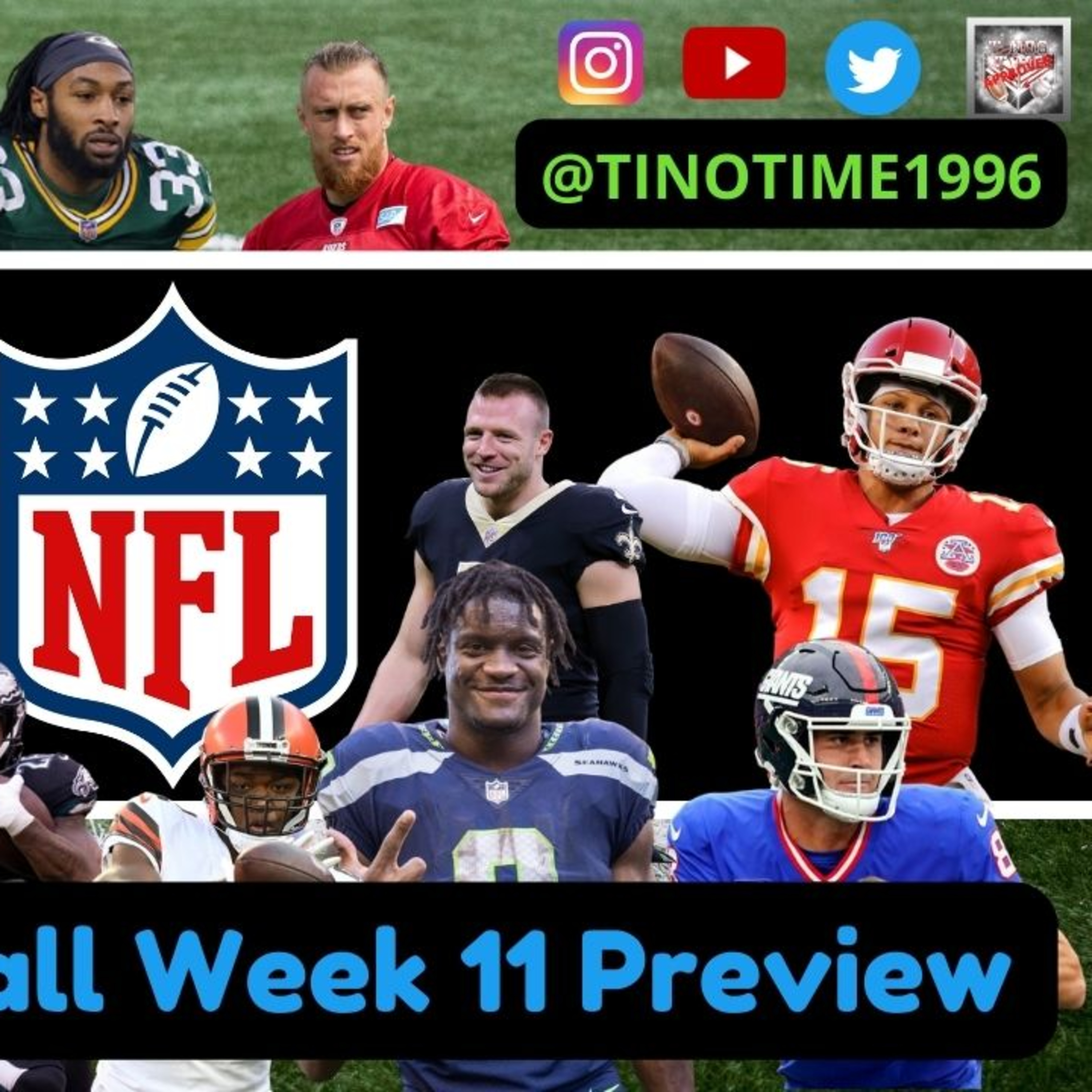 Tino's Week 11 Fantasy Football Preview episode artwork