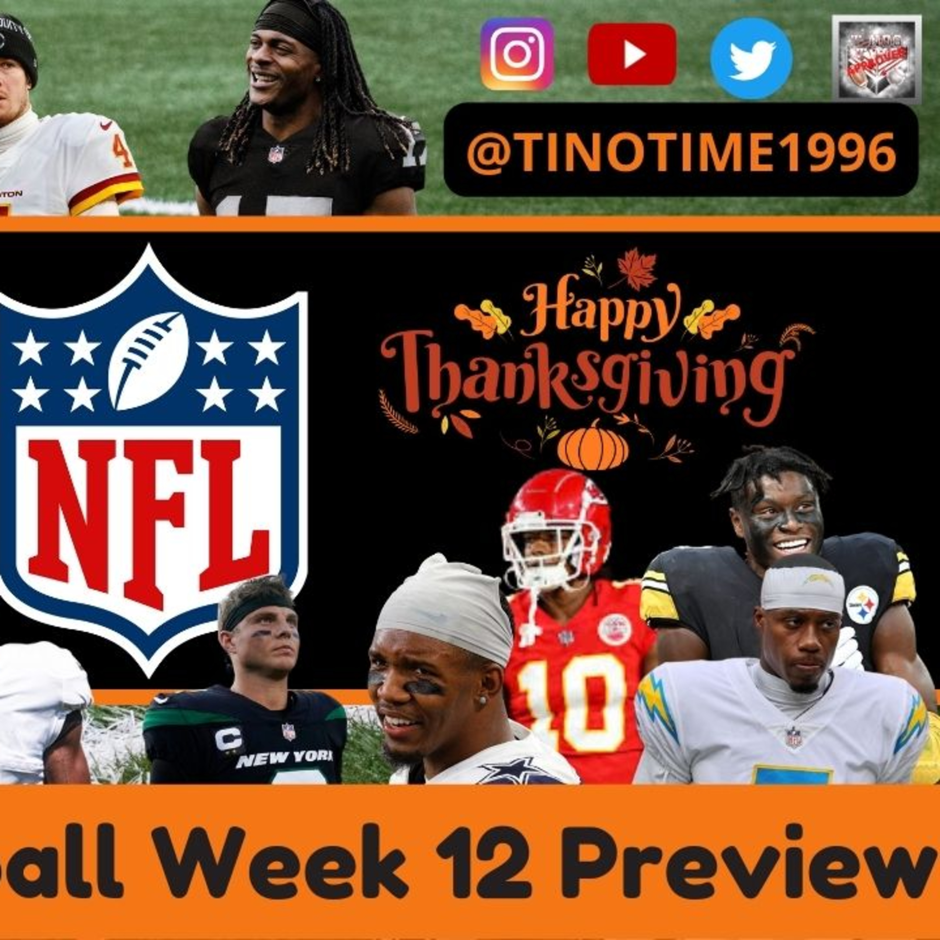 Tino's Week 12 Fantasy Football Preview episode artwork
