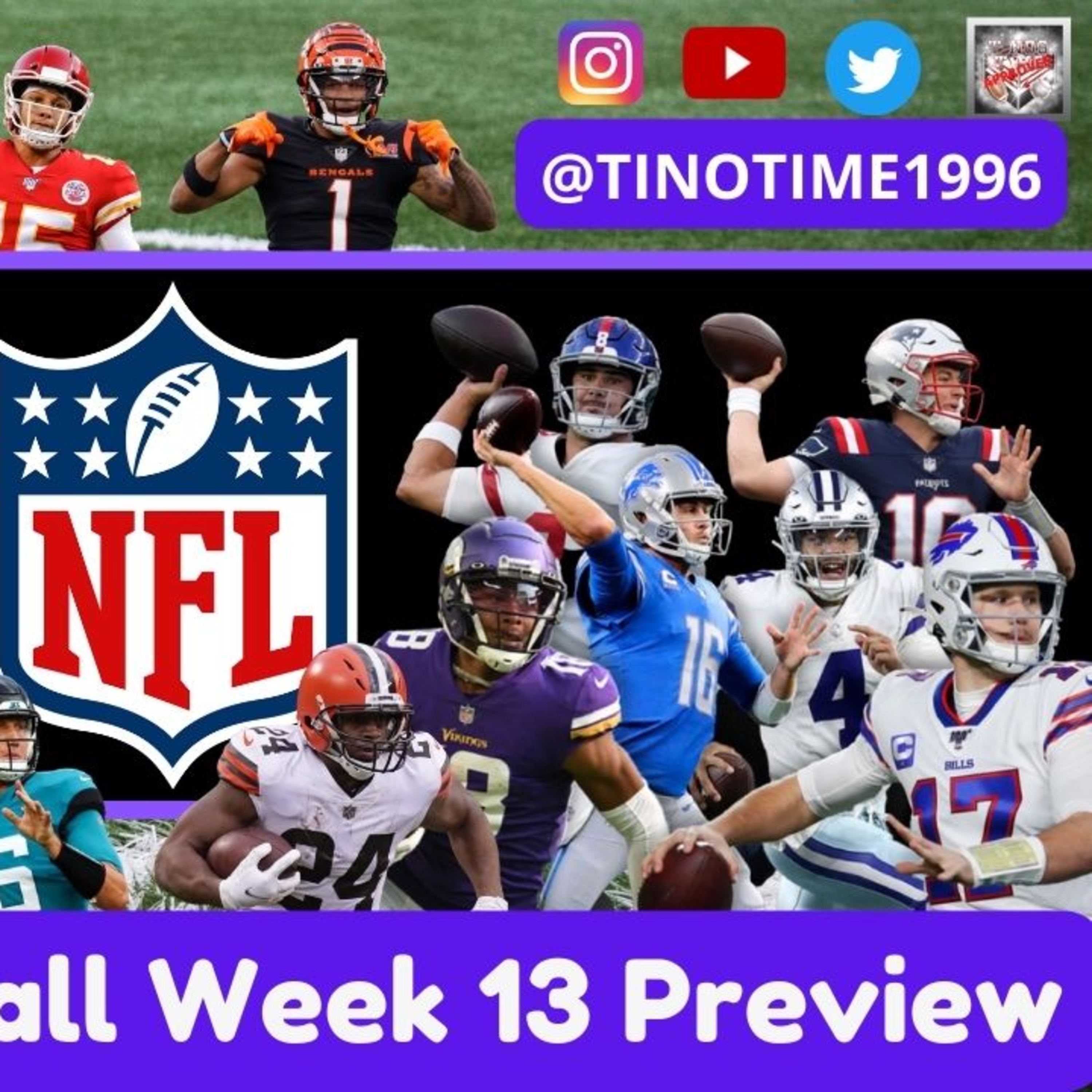 Tino's Fantasy Football Week 13 Preview episode artwork