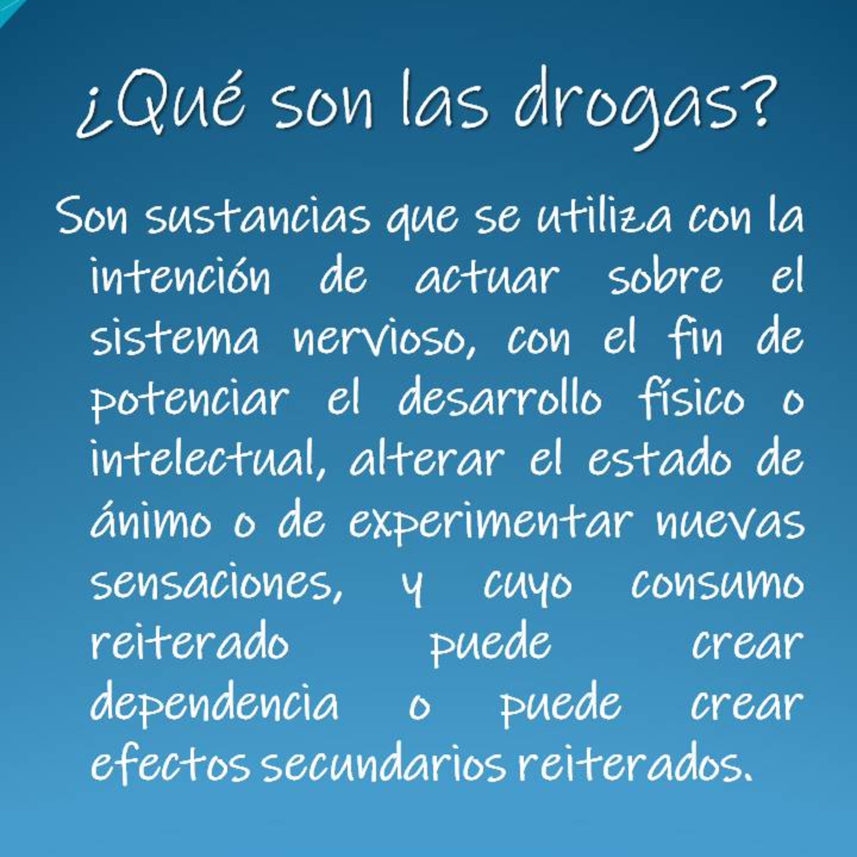 ¿Que son las drogas? episode artwork
