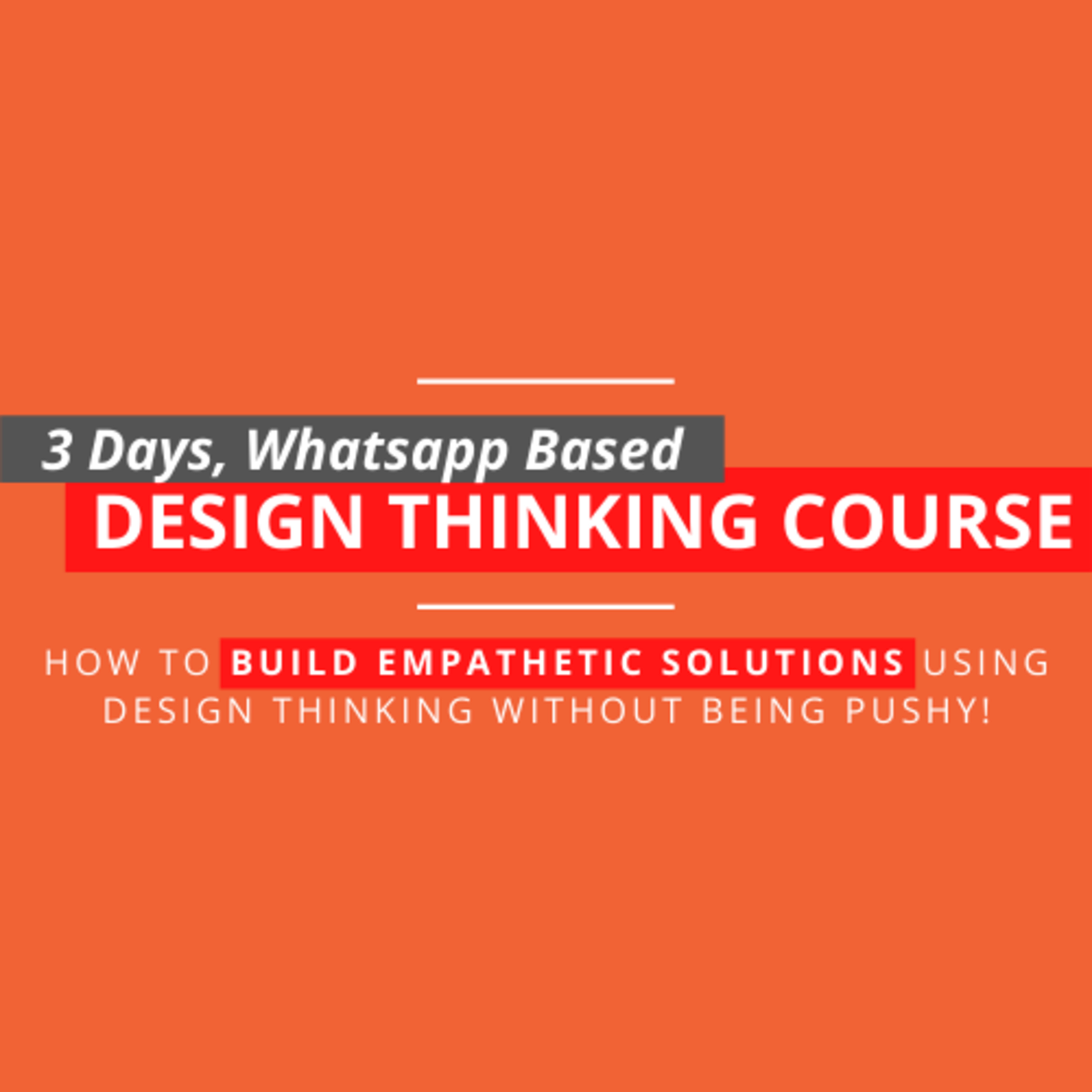Design Thinking - \'Your Daily Dose\' with Ayan!