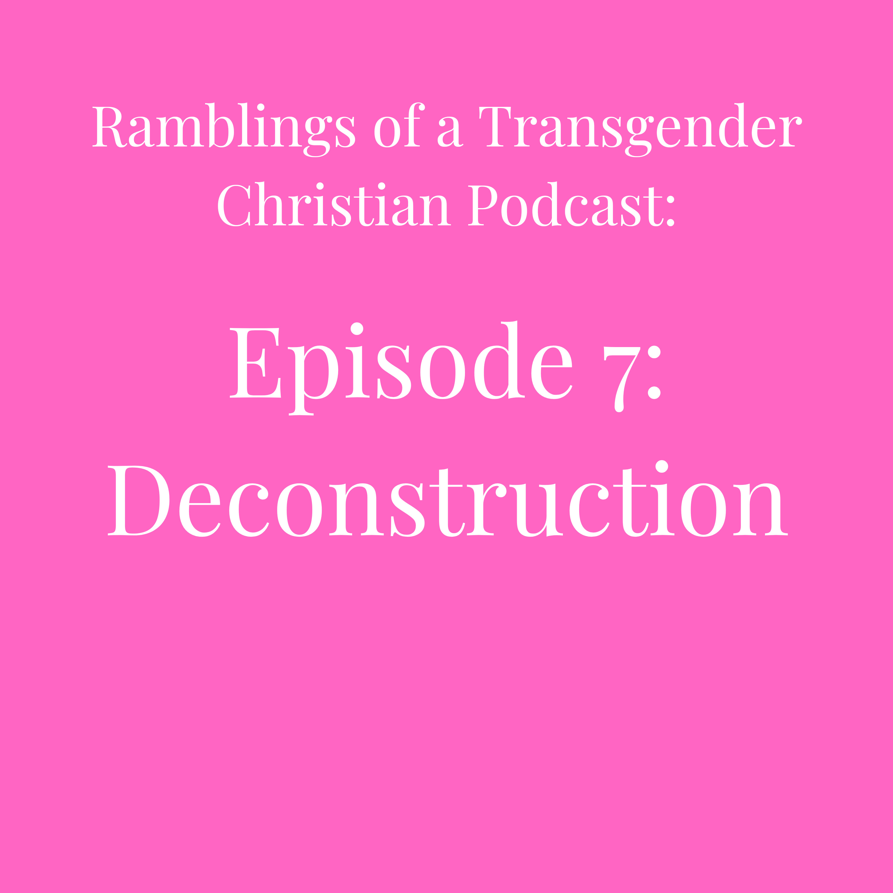 Ramblings of a Transgender Christian