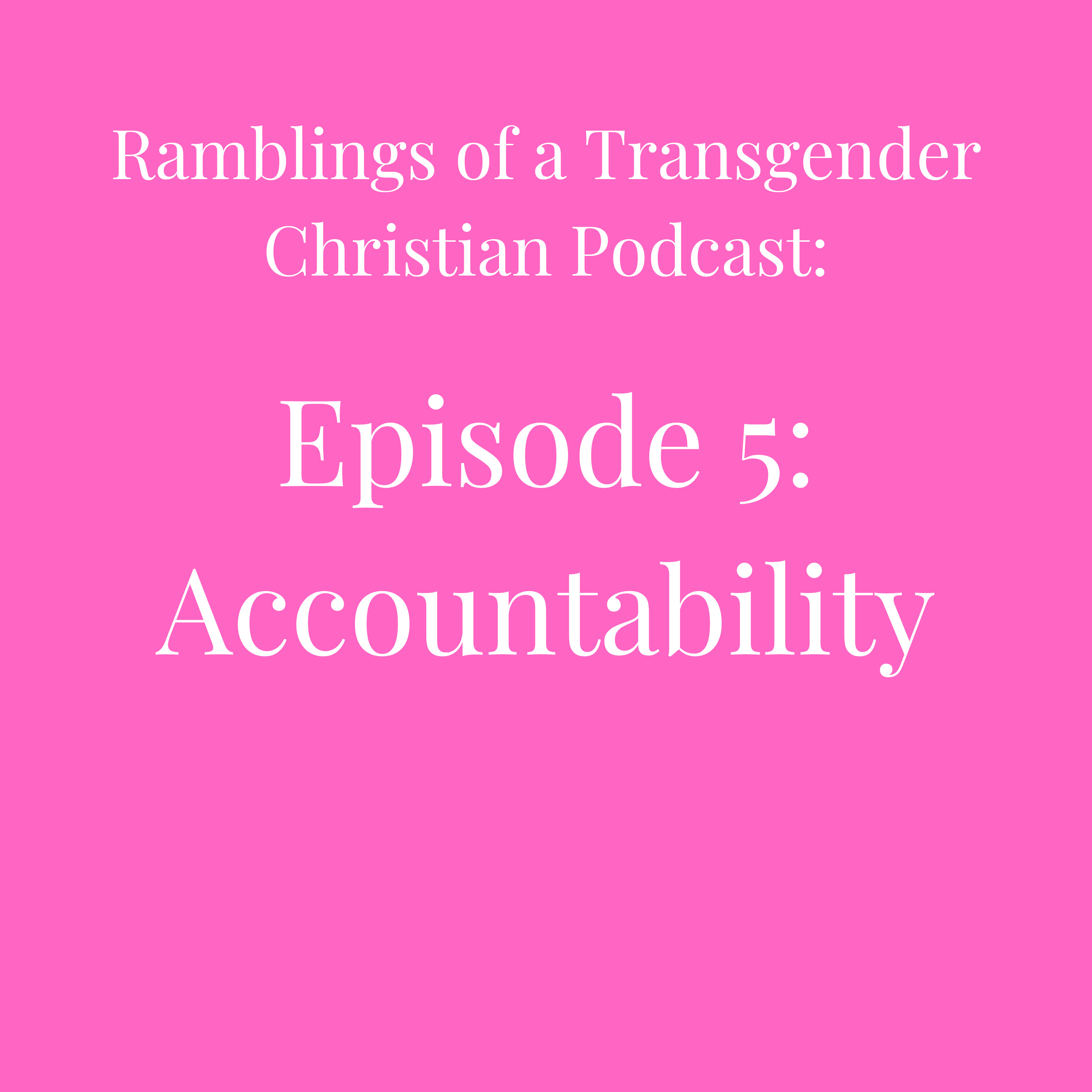 Ramblings of a Transgender Christian