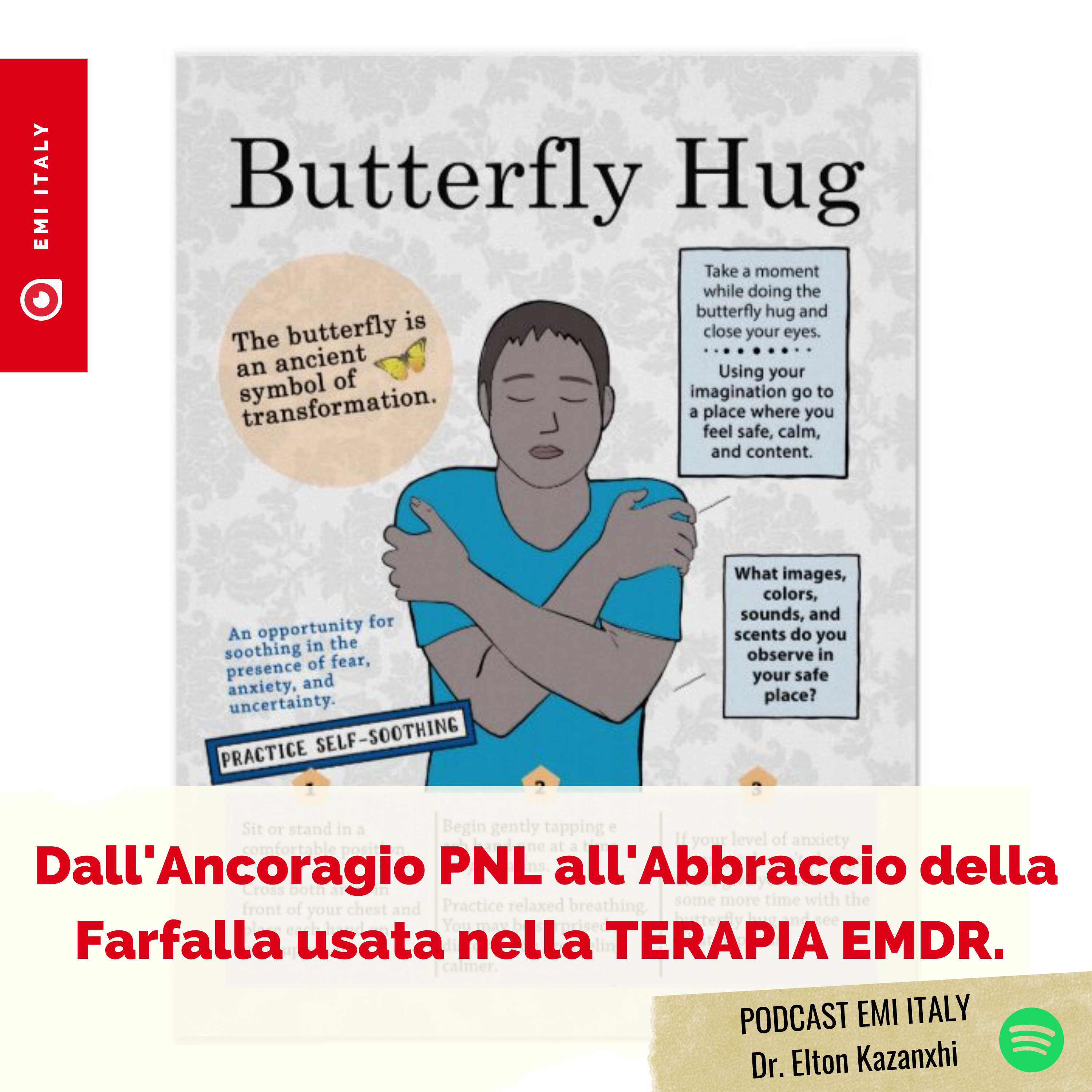Dall'Ancoraggio PNL all'Abbraccio della Farfalla usata nella terapia EMDR.  episode artwork