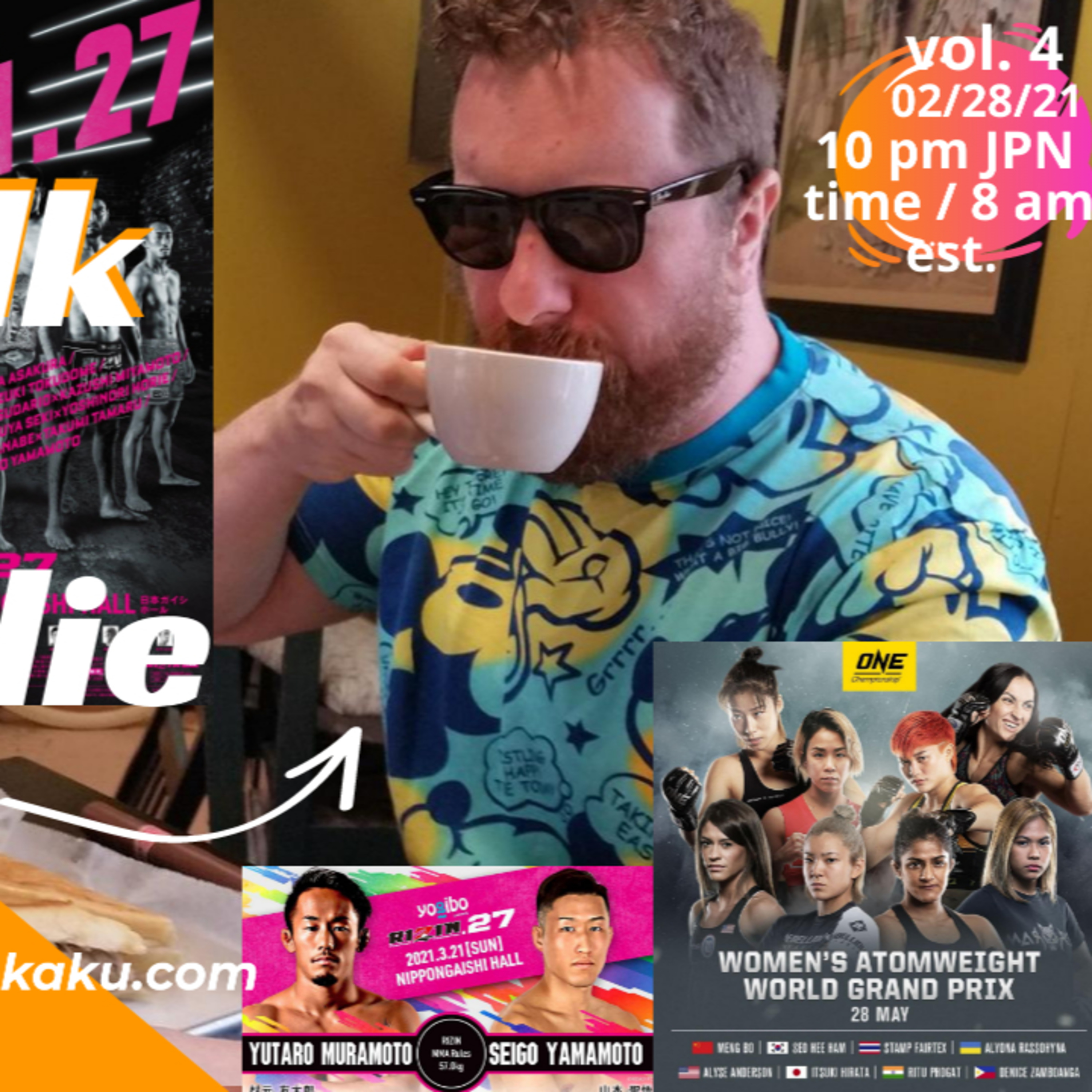 Shu Hirata\'s Let\'s Talk Japanese Fight Sports with Charlie Jewett from Sogo-Kaku.com