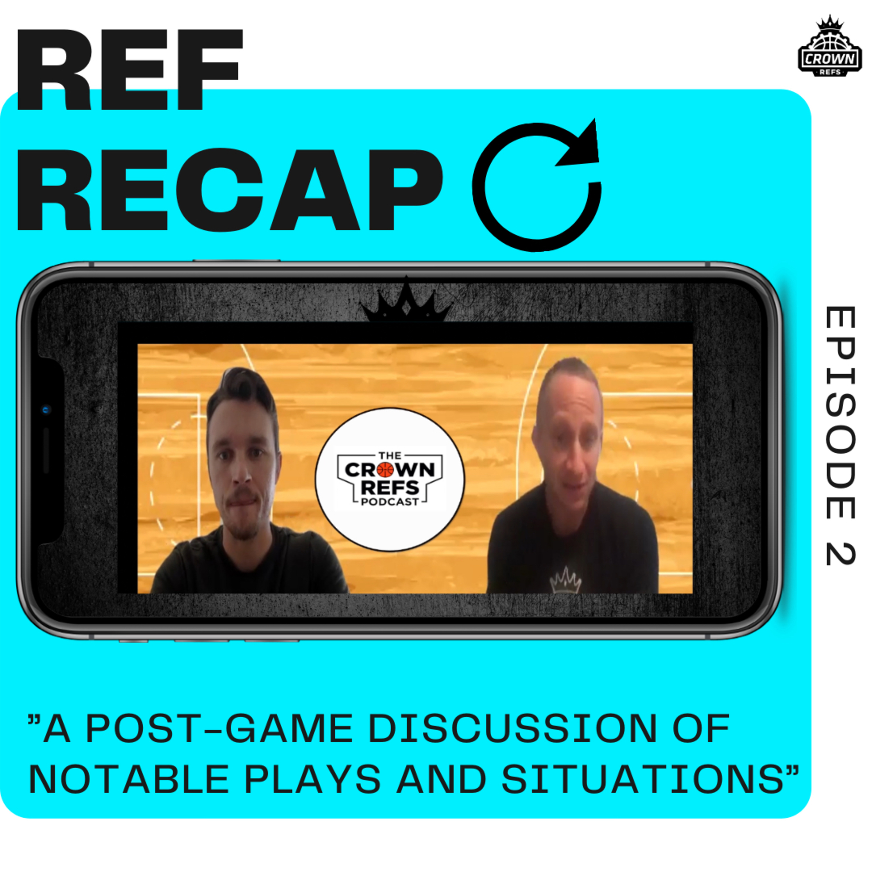 #123 Ref Recap 2 | A postgame discussion of notable plays and situations episode artwork