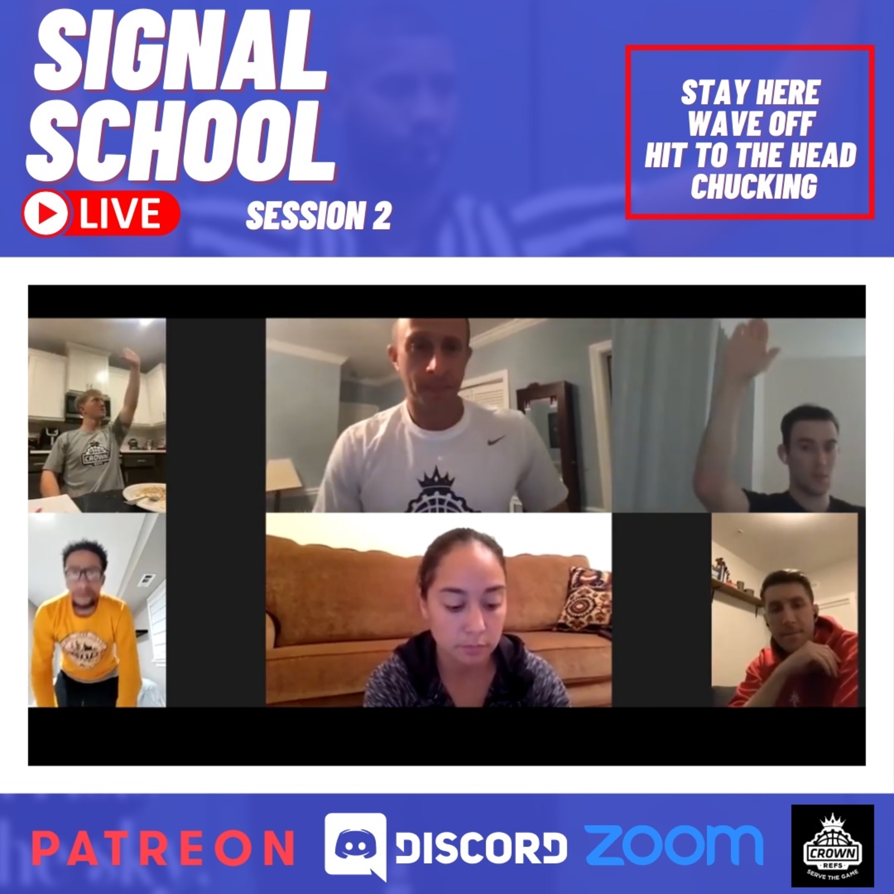 #230 Signal School Live | Session 2 | Stay Here, Wave off, hit to head, chucking episode artwork