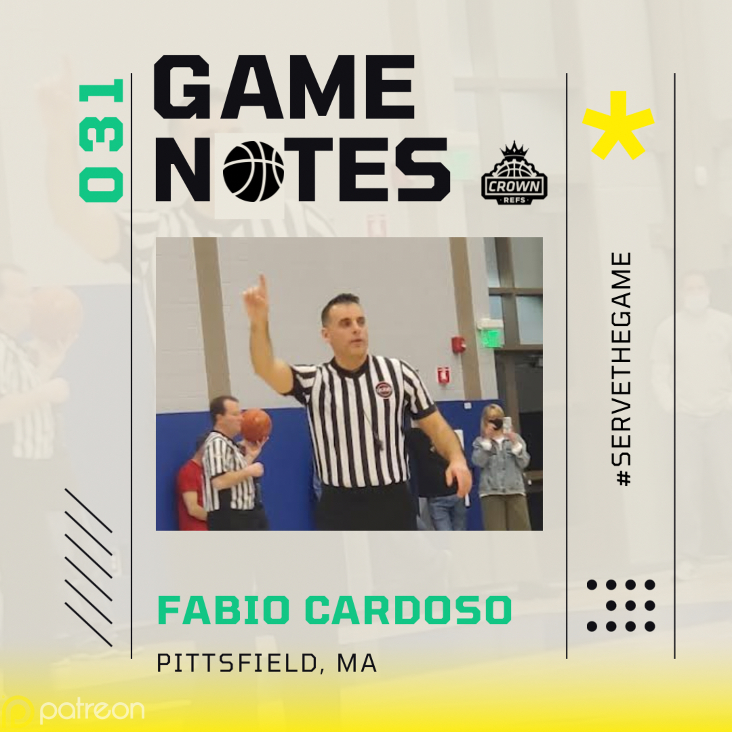 #246 Game Notes 031 | Fabio Cardoso | Pittsfield, MA | Official since 2018 episode artwork