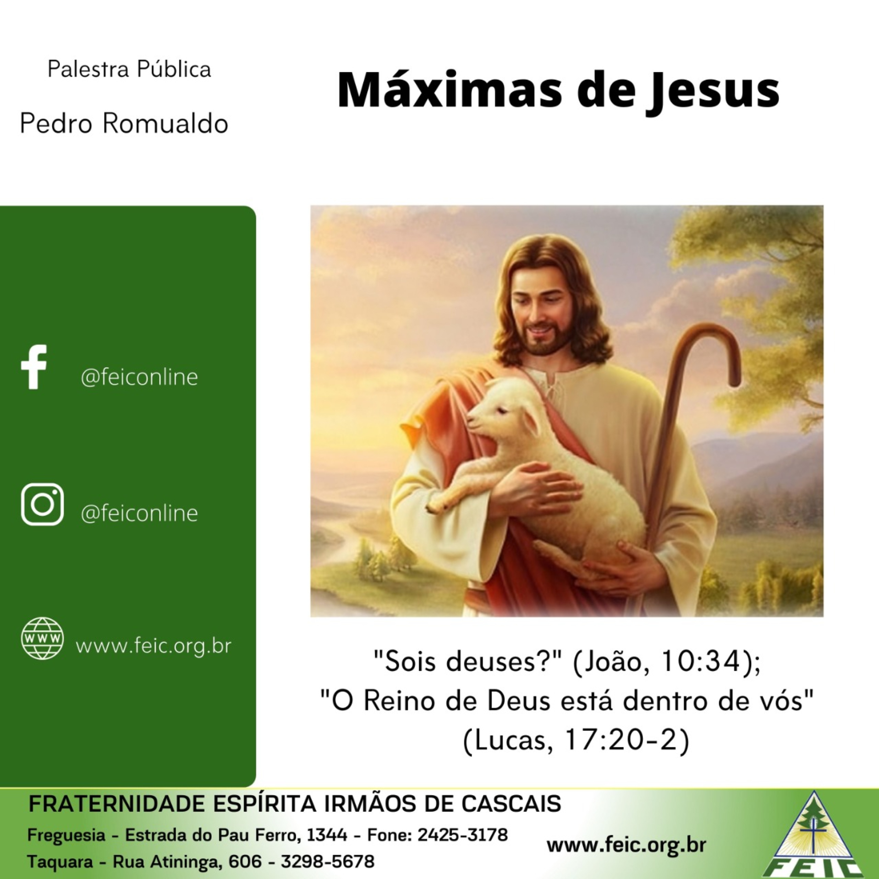 Palestras Públicas - FEIC