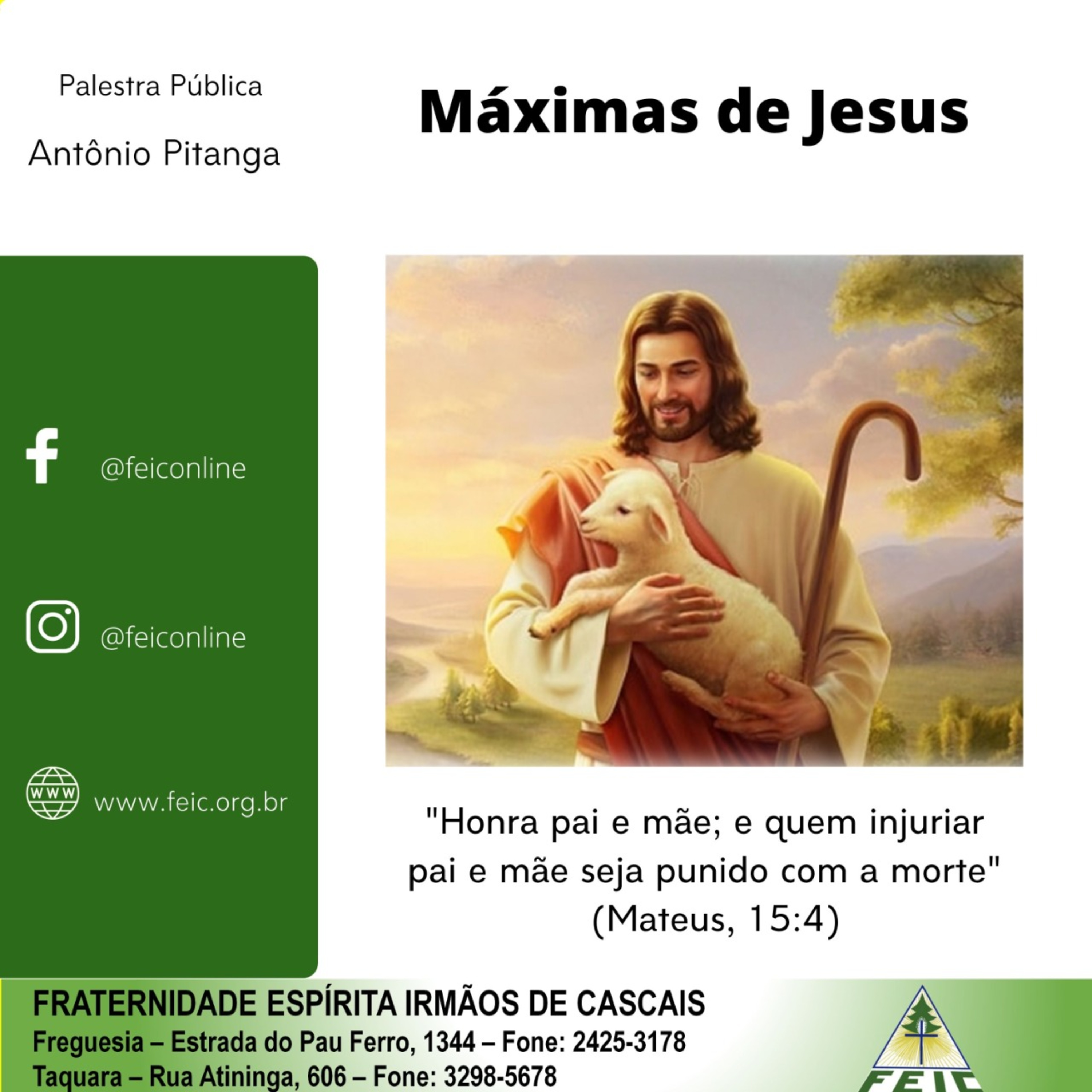 Palestras Públicas - FEIC