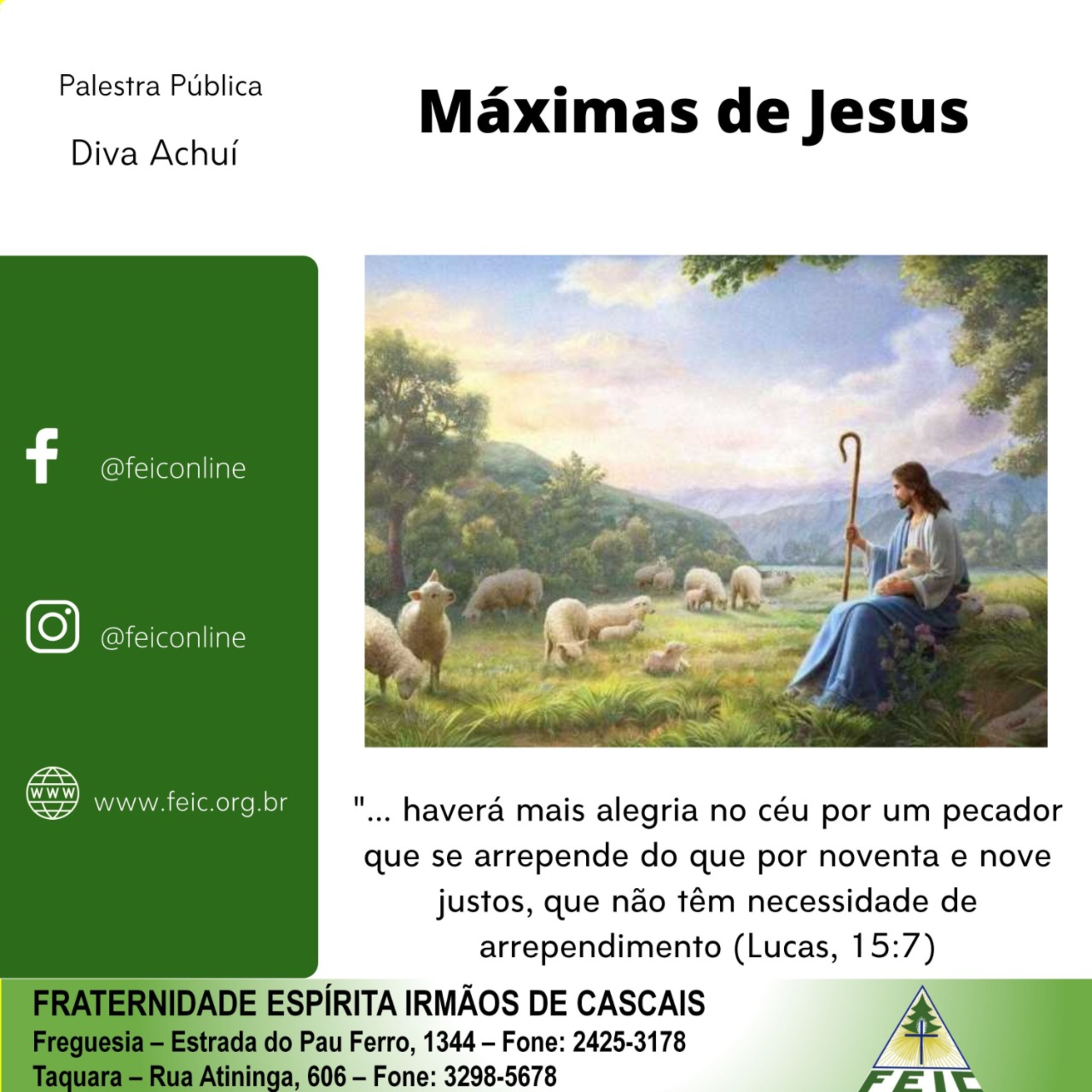 Palestras Públicas - FEIC