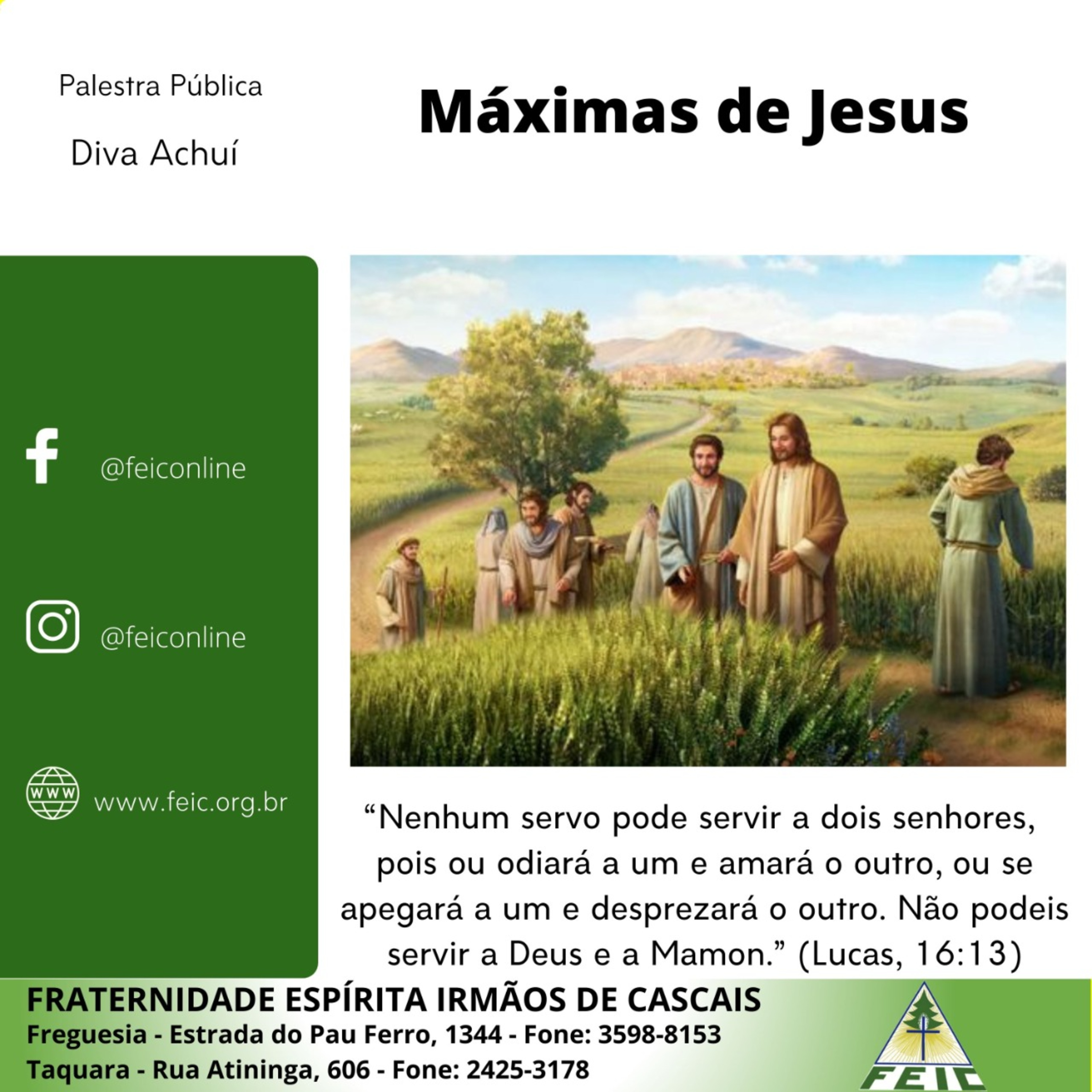 Palestras Públicas - FEIC