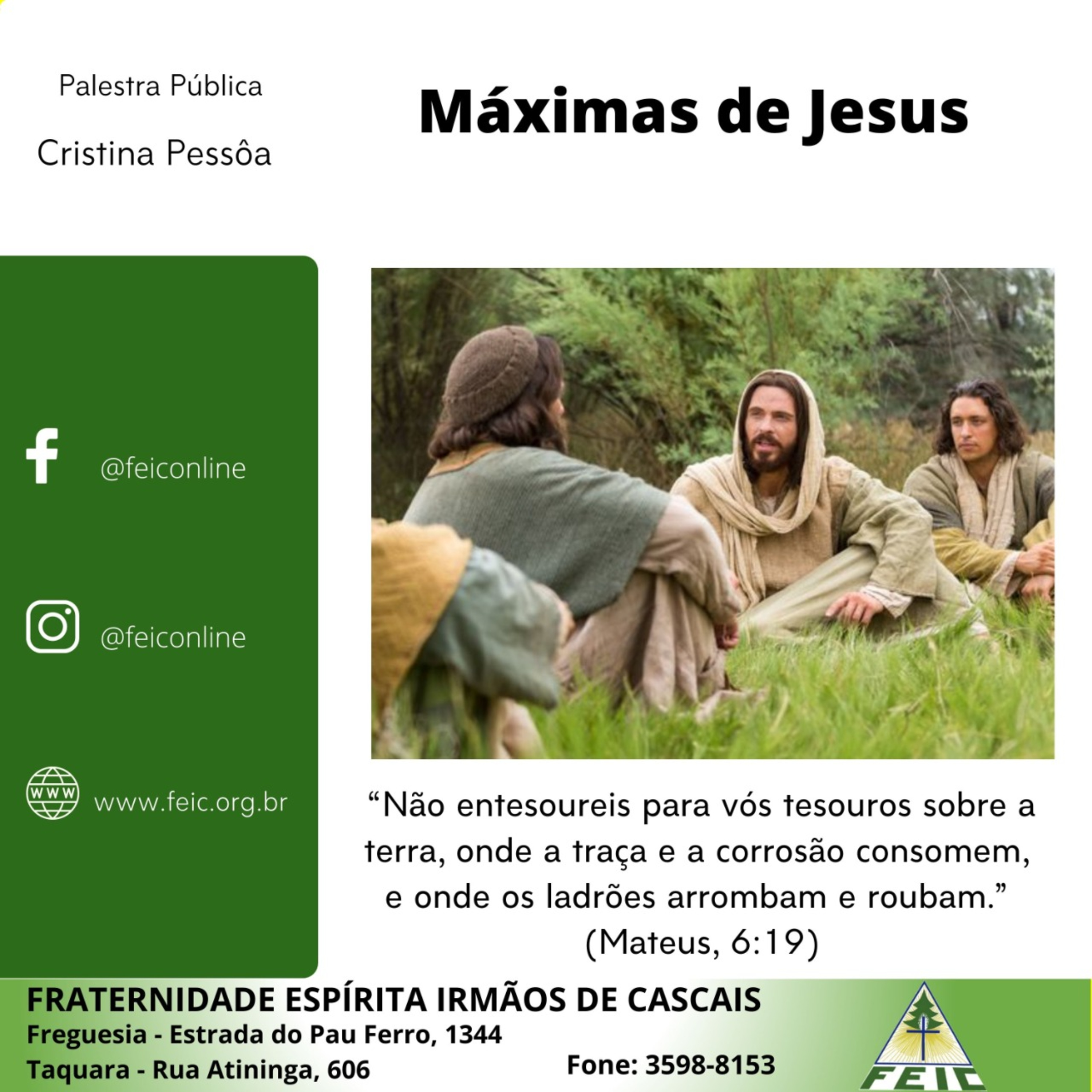 Palestras Públicas - FEIC