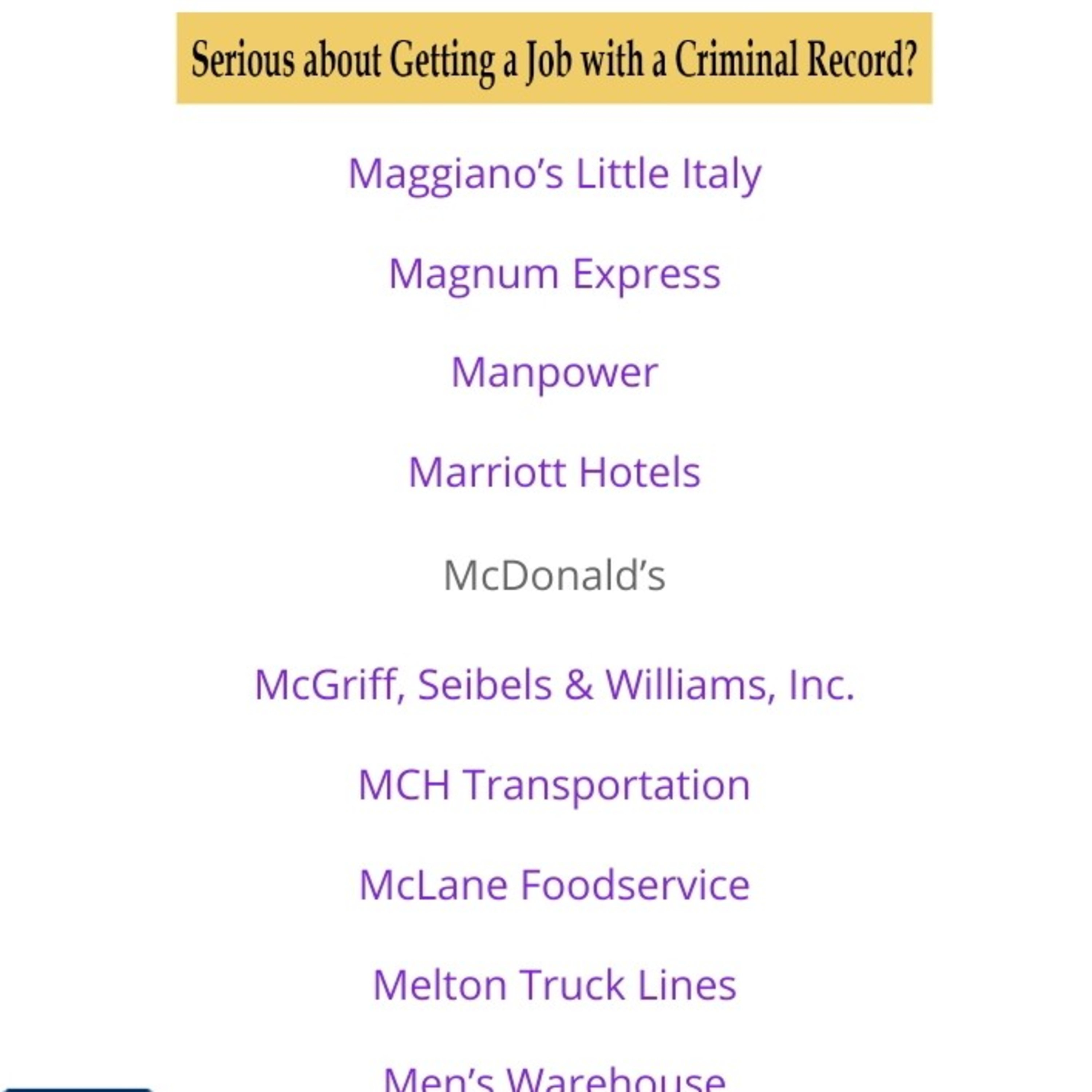 Episode 6 Jobs For Felons 2019 episode artwork