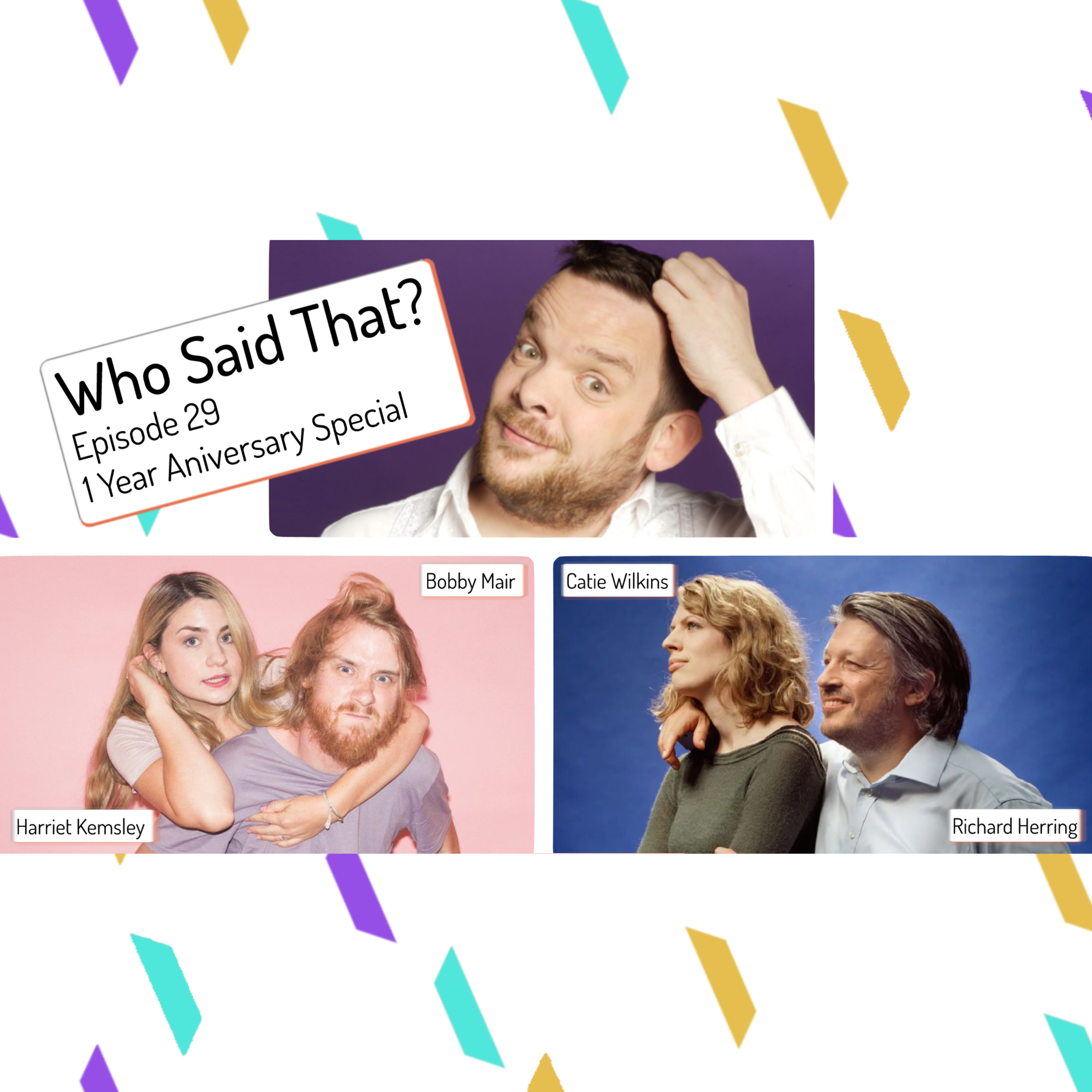 Episode 29 with Richard Herring, Catie Wilkins, Harriet Kemsley and Bobby Mair