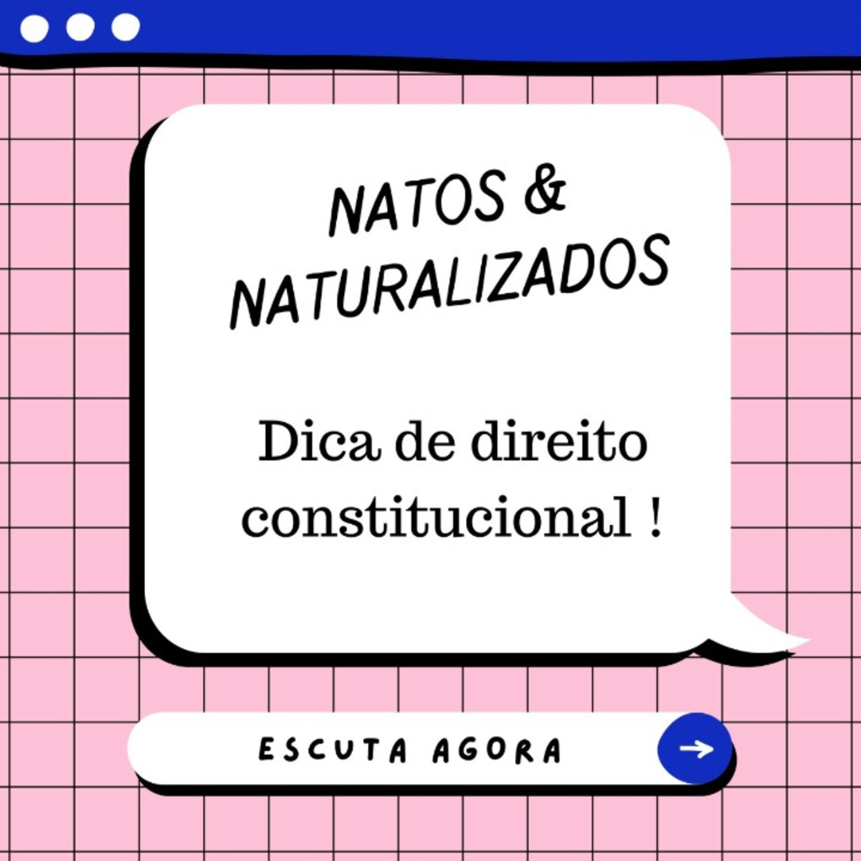 Natos e Naturalizados, diferença entre os dois. Não caia na pegadinha! episode artwork