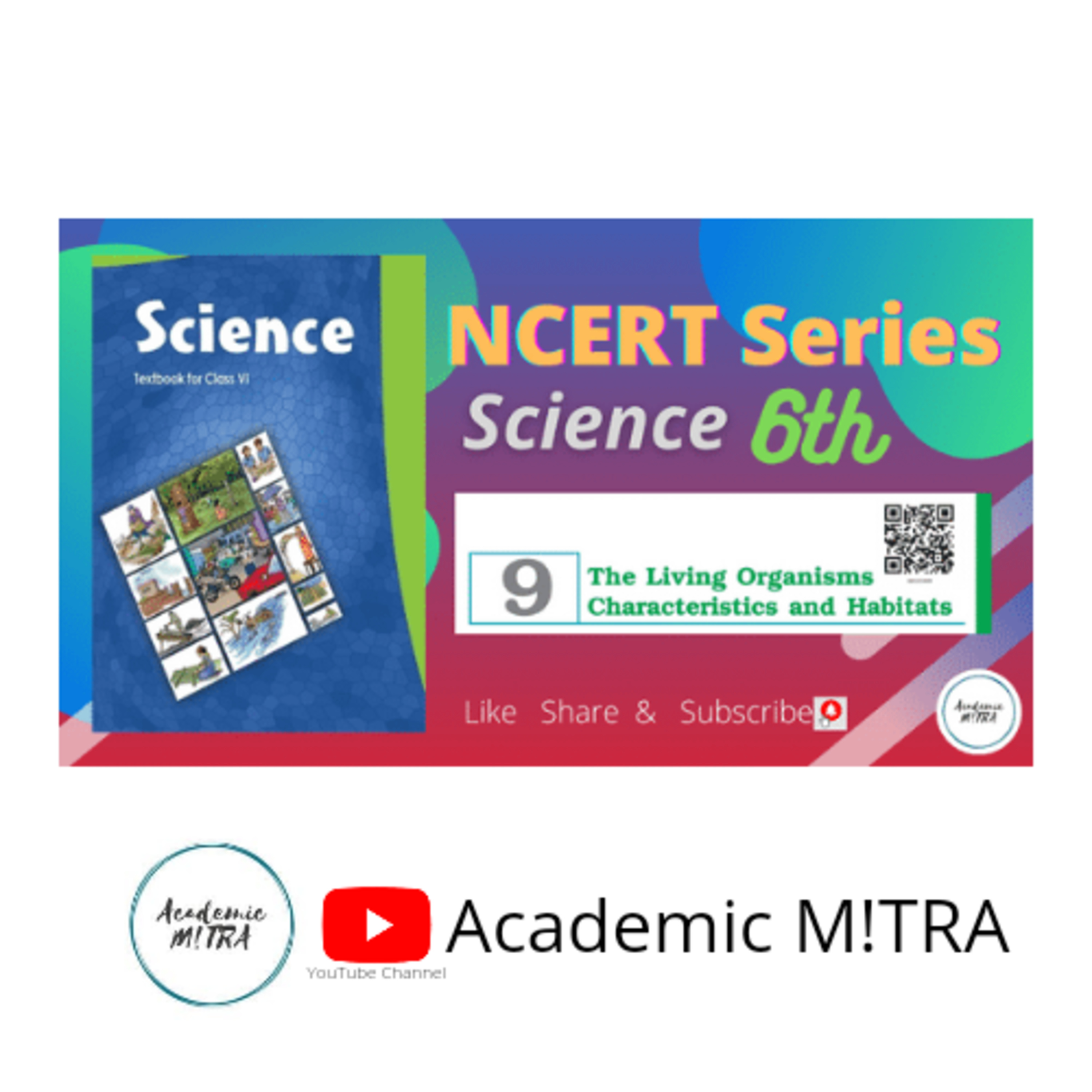 Ch9 - Living Organisms - Characteristics and Habitats 6th Science NCERT Summary episode artwork
