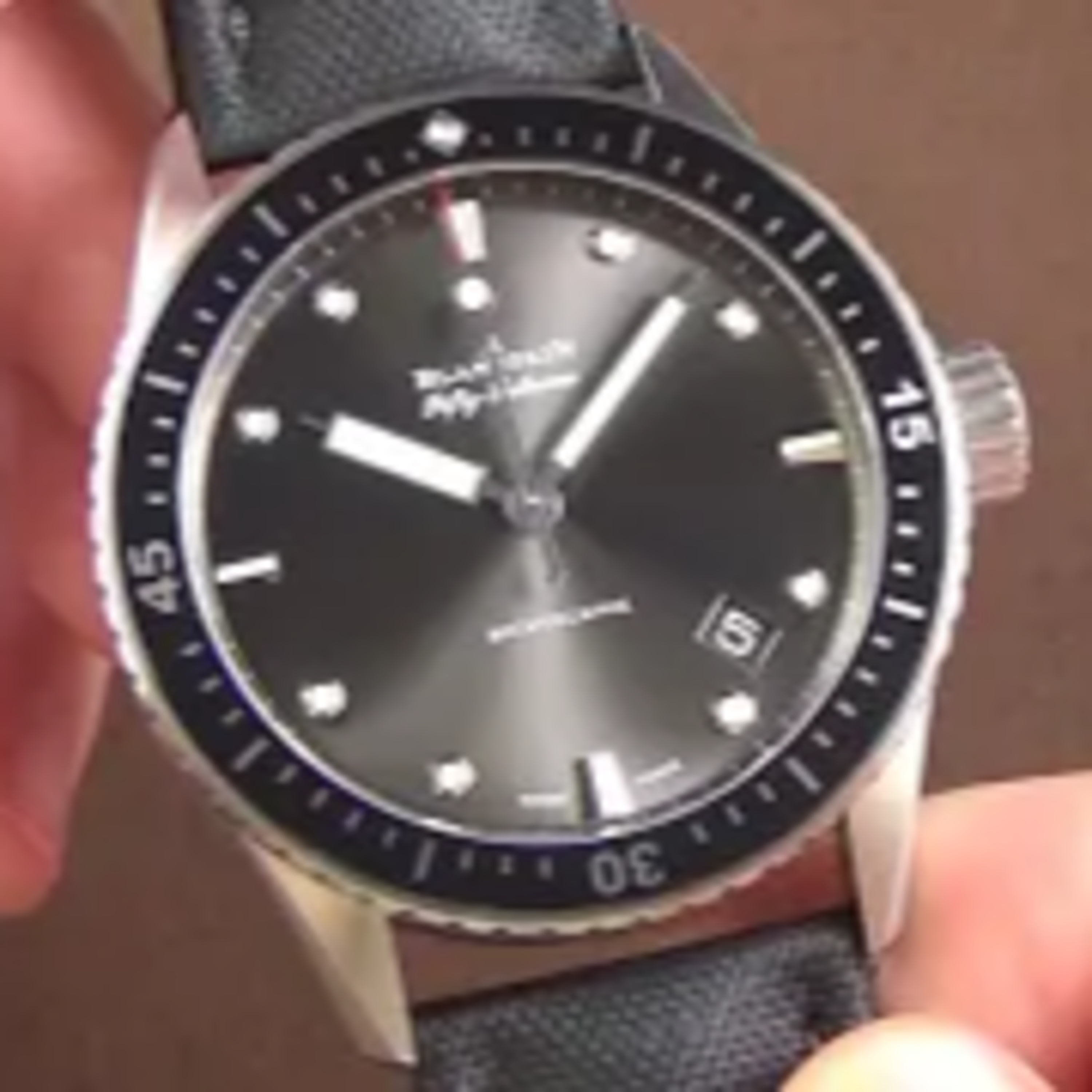 Blancpain Fifty Fathoms Bathyscaphe Meteor Grey Diver's Watch Review episode artwork