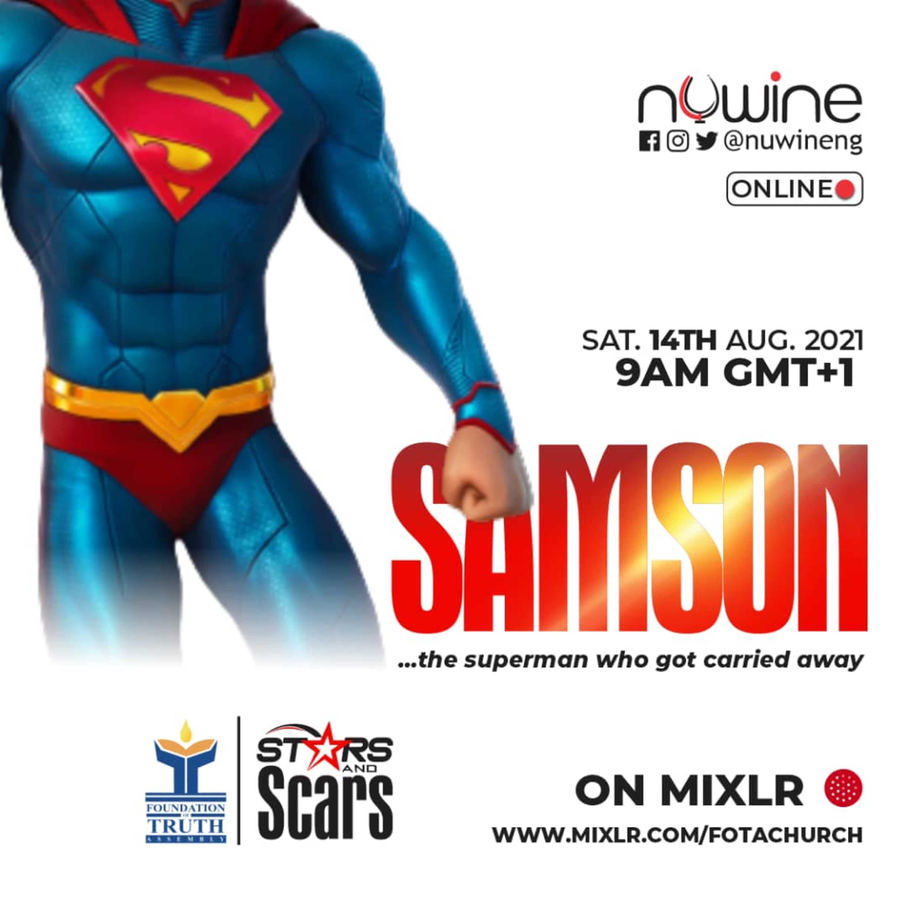 SAMSON THE SUPERMAN WHO GOT CARRIED AWAY episode artwork