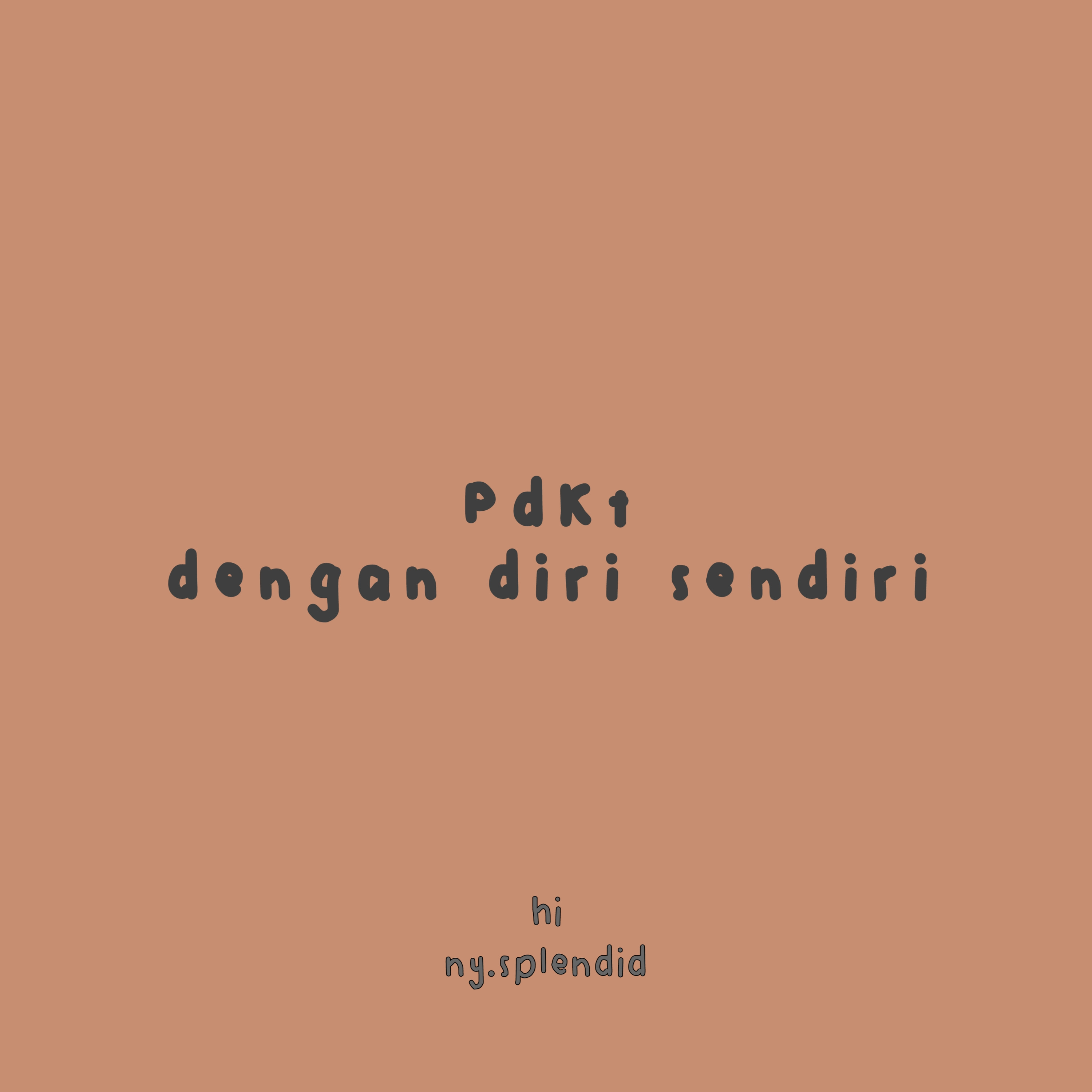 07 - PDKT dengan diri sendiri episode artwork
