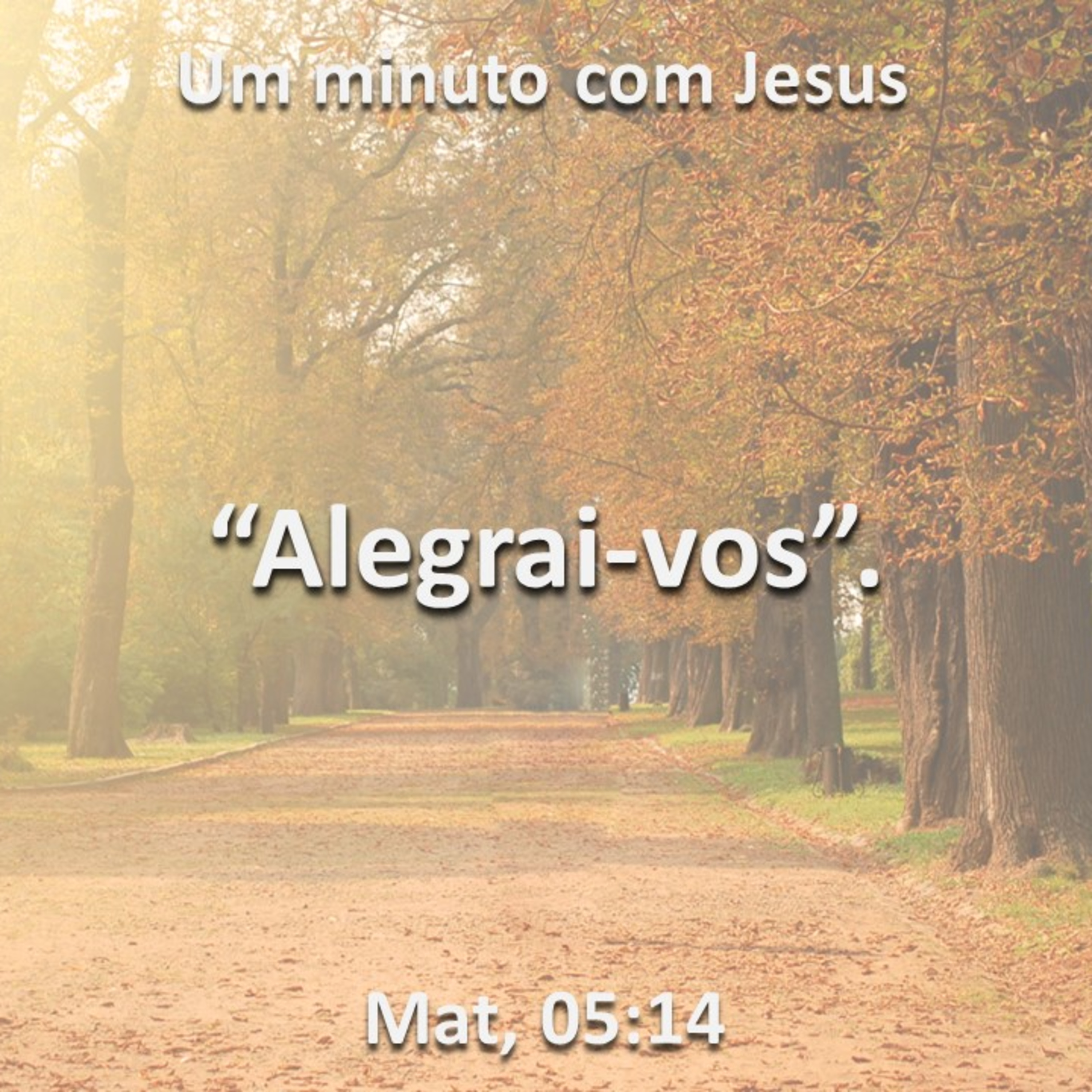 Um minuto com Jesus - Mateus 05:14