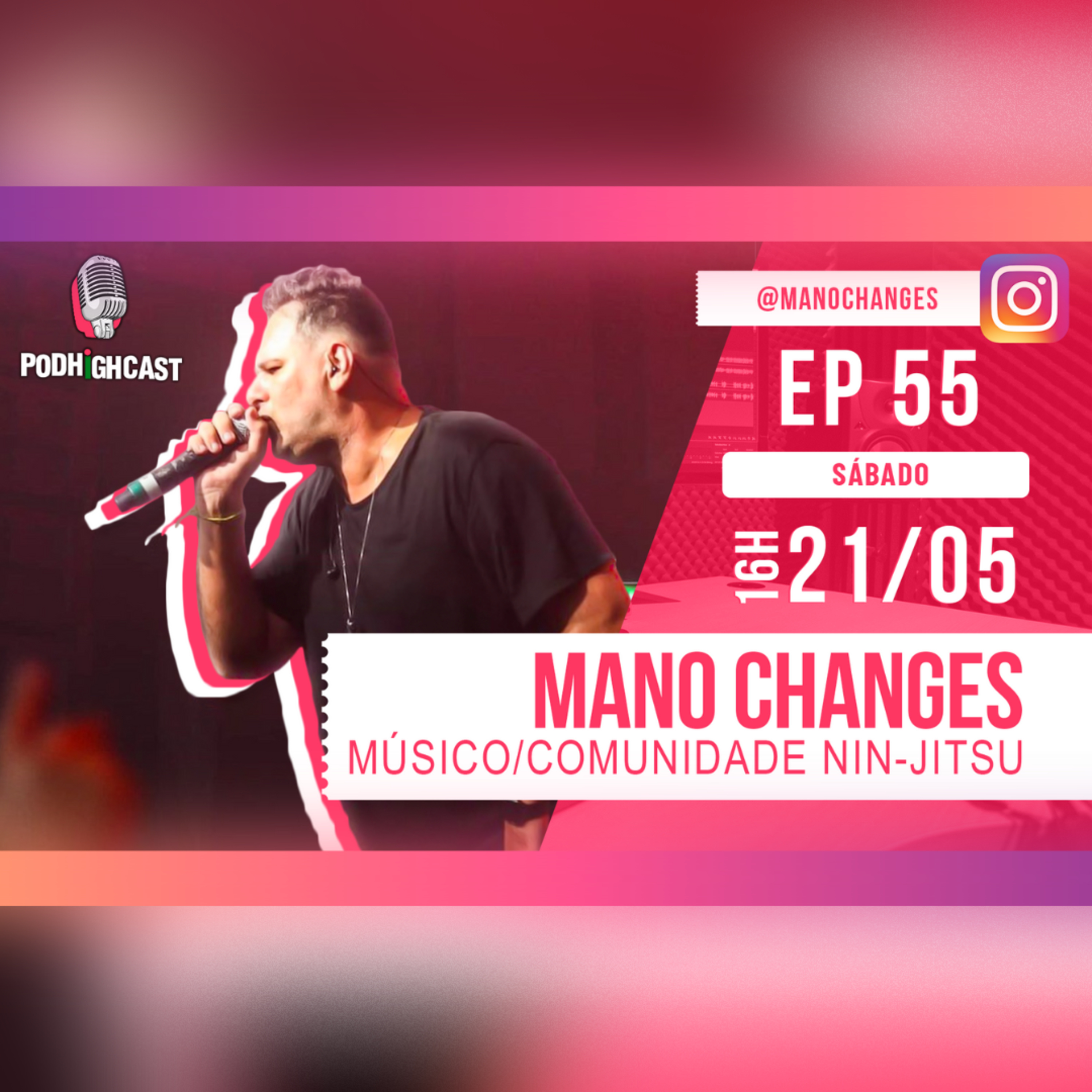 PodHighCast #055 - Mano Changes [Comunidade Nin-Jitsu] episode artwork