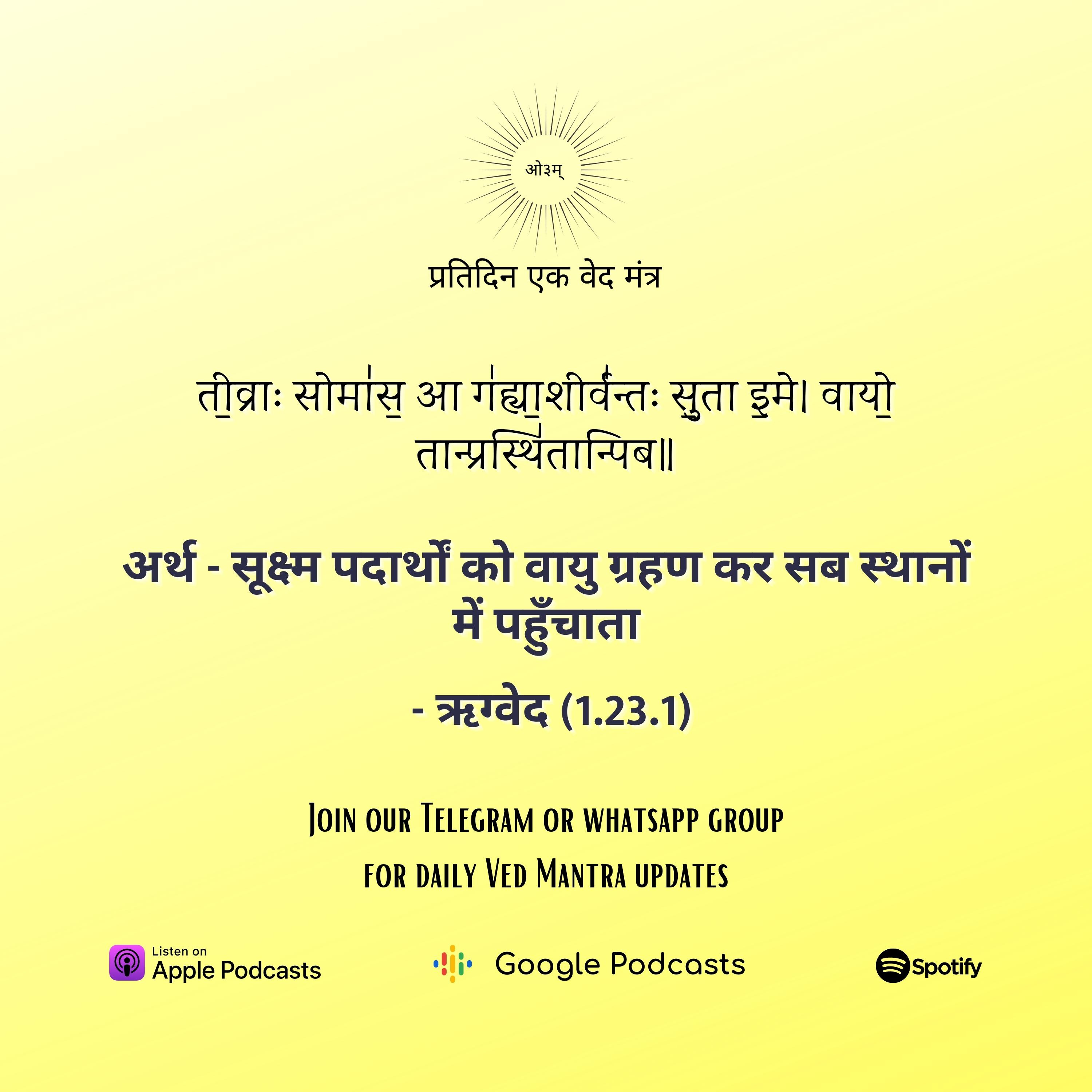 ऋग्वेद मण्डल 1. सूक्त 23. मंत्र 1 episode artwork