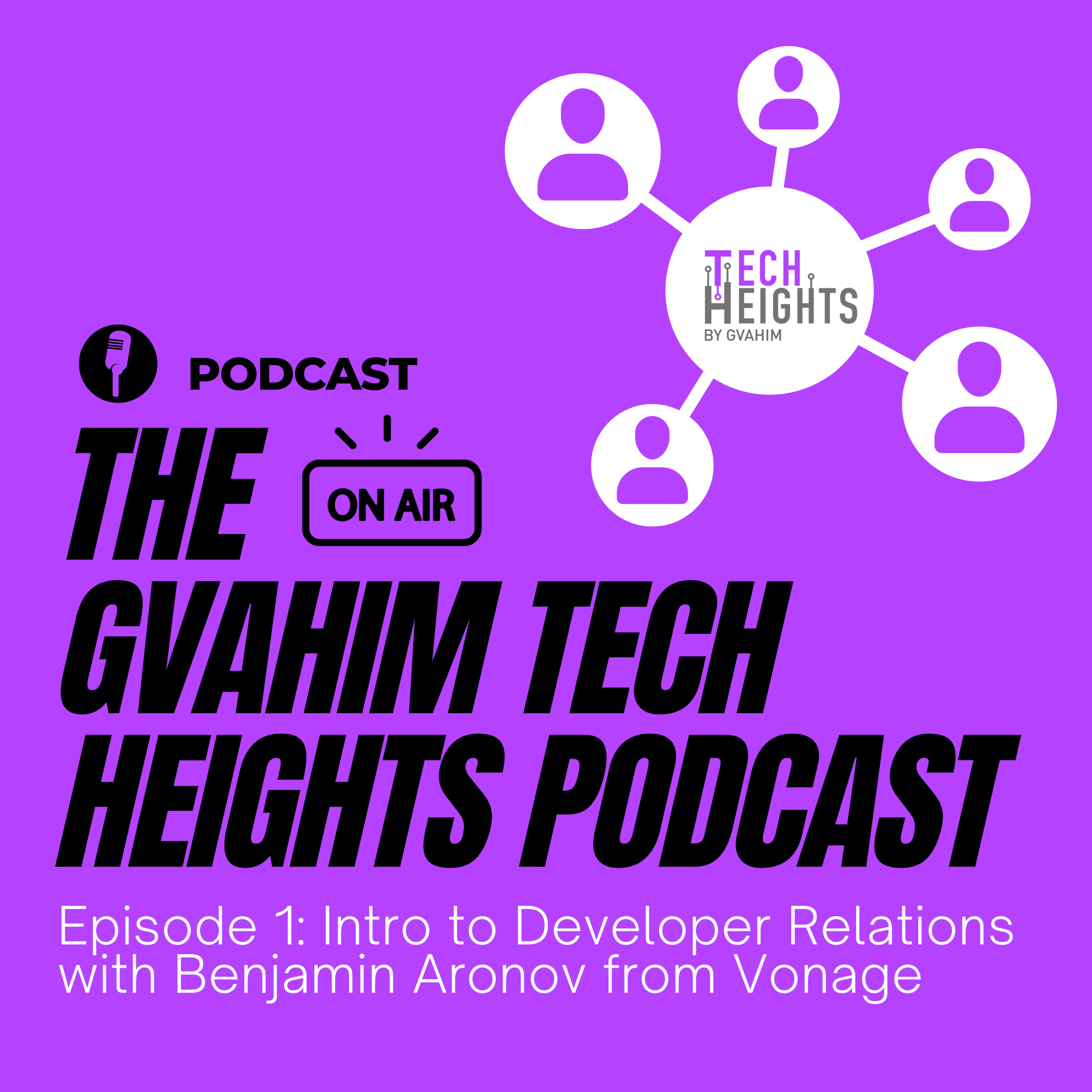 Episode #1: An intro to Developer Relations with Benjamin Aronov episode artwork