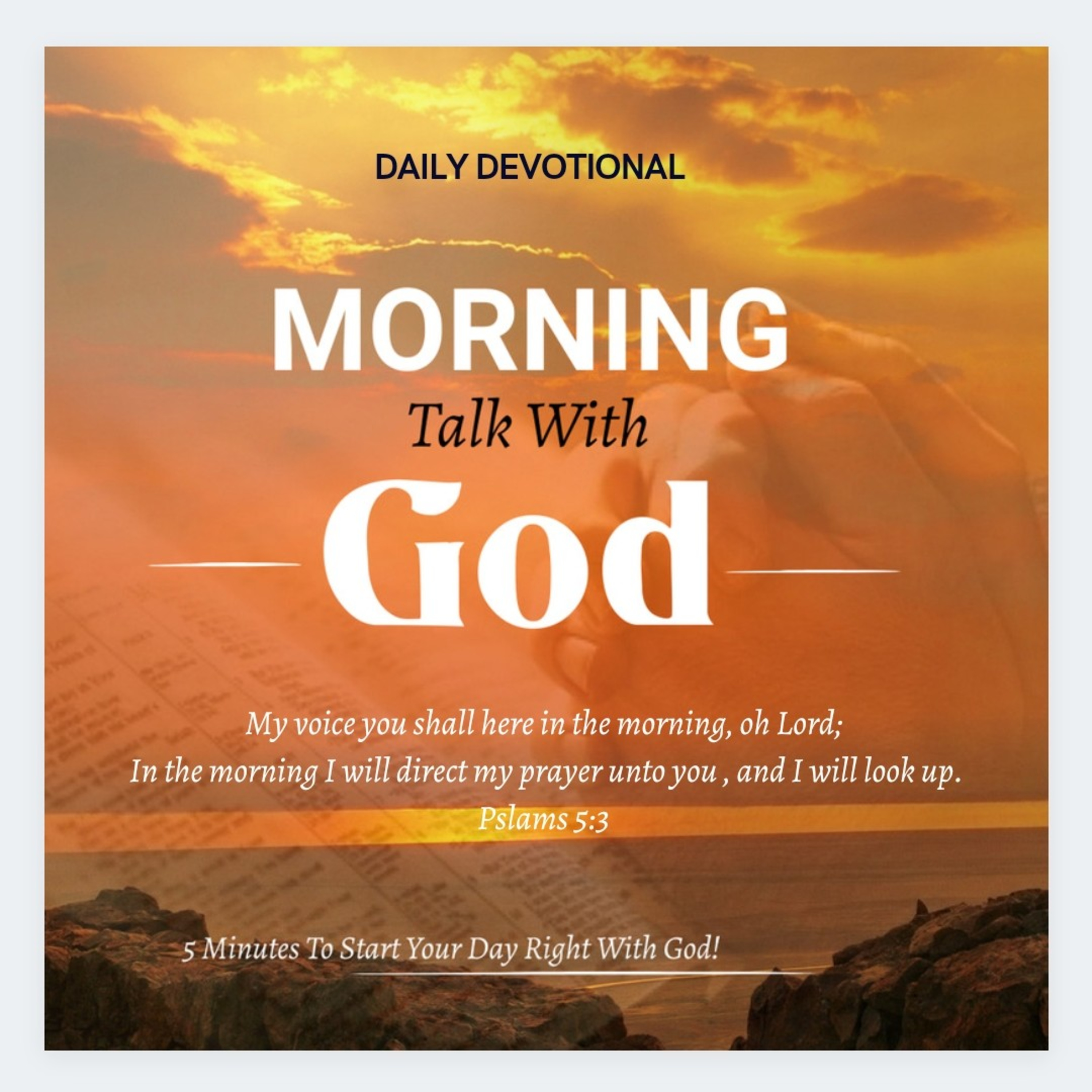 Morning Talk With God - Daily Devotional - Day 8 episode artwork