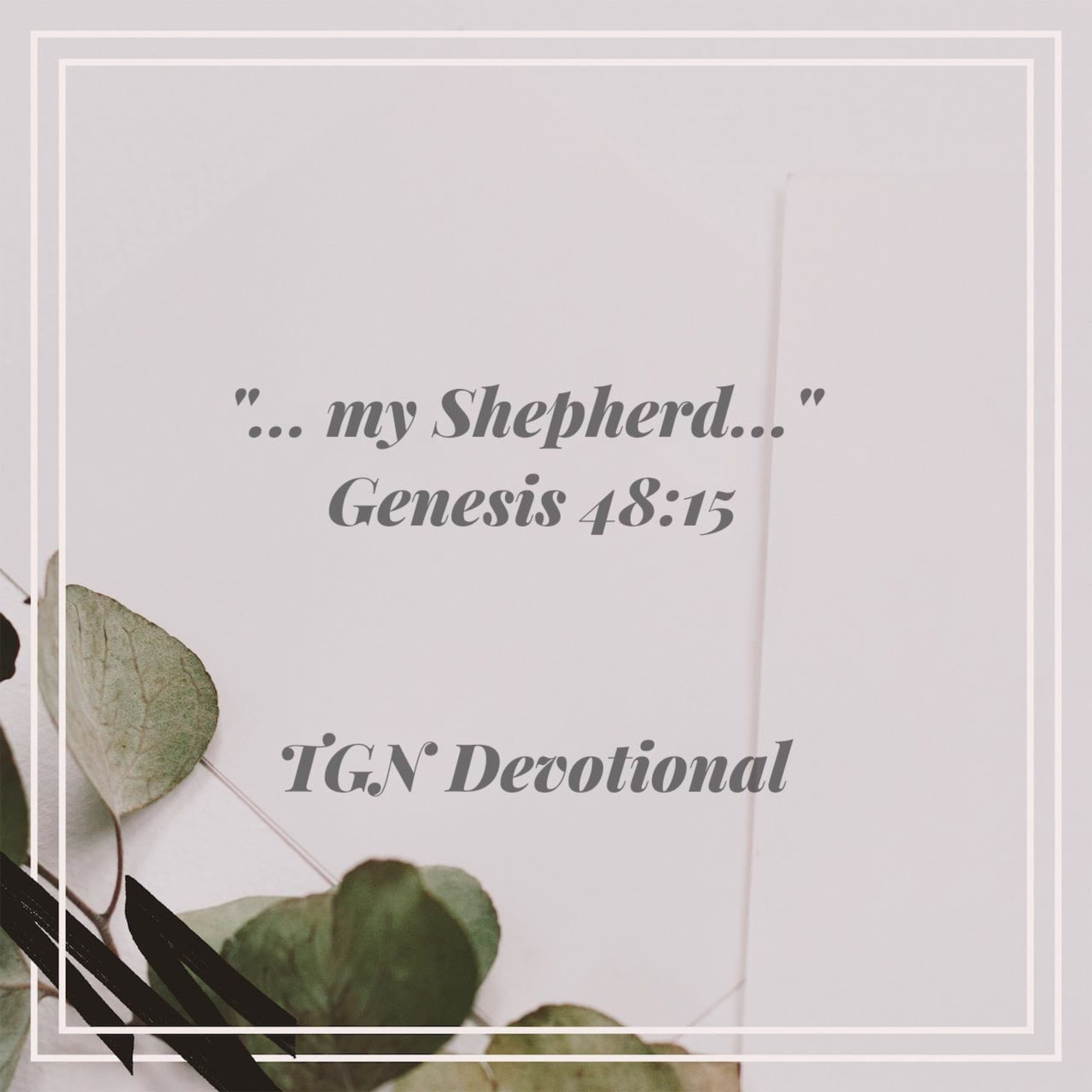 TGN Devotional Revisited - My Shepherd episode artwork