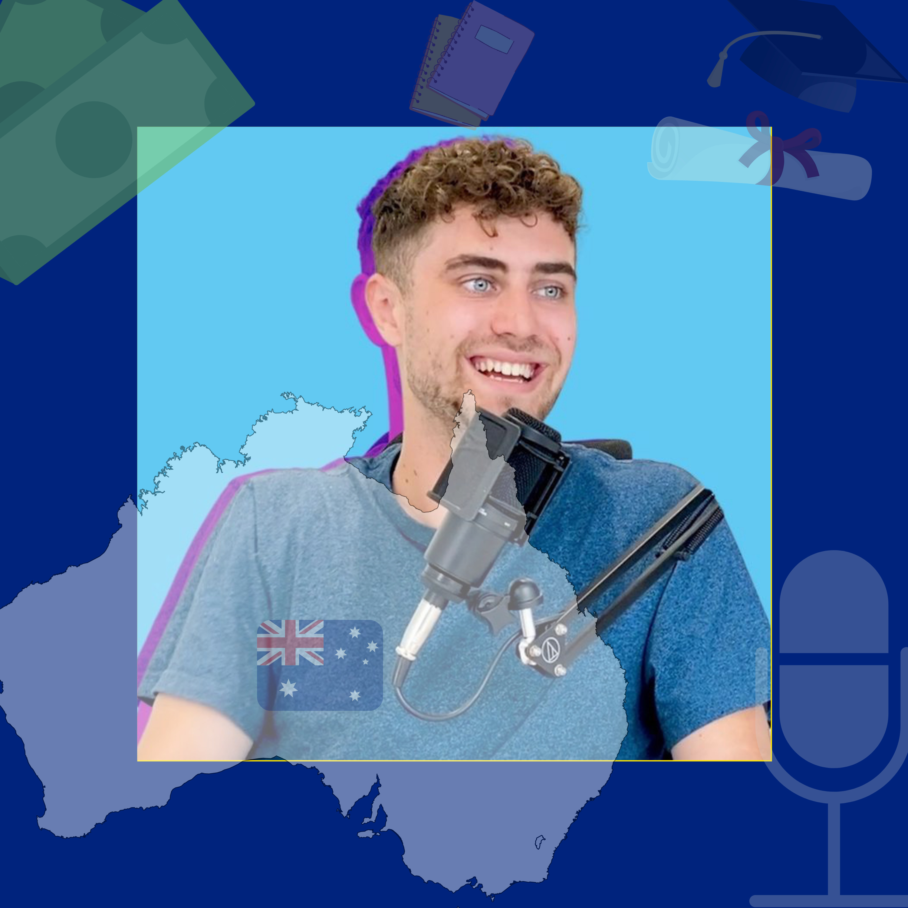 Managing Budgeting in College| Difference between U.S and Australian School?| What should they teach In school, in finance| and advice to student and more with a Game. Ft: Byron Dempsey episode artwork